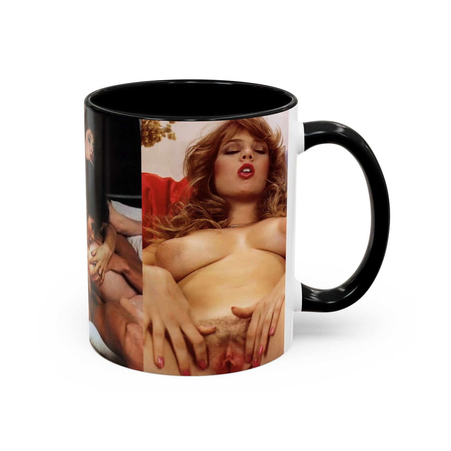 Accent Coffee Mug (11, 15oz) Traci Lords Nude Naked Fucking Retro