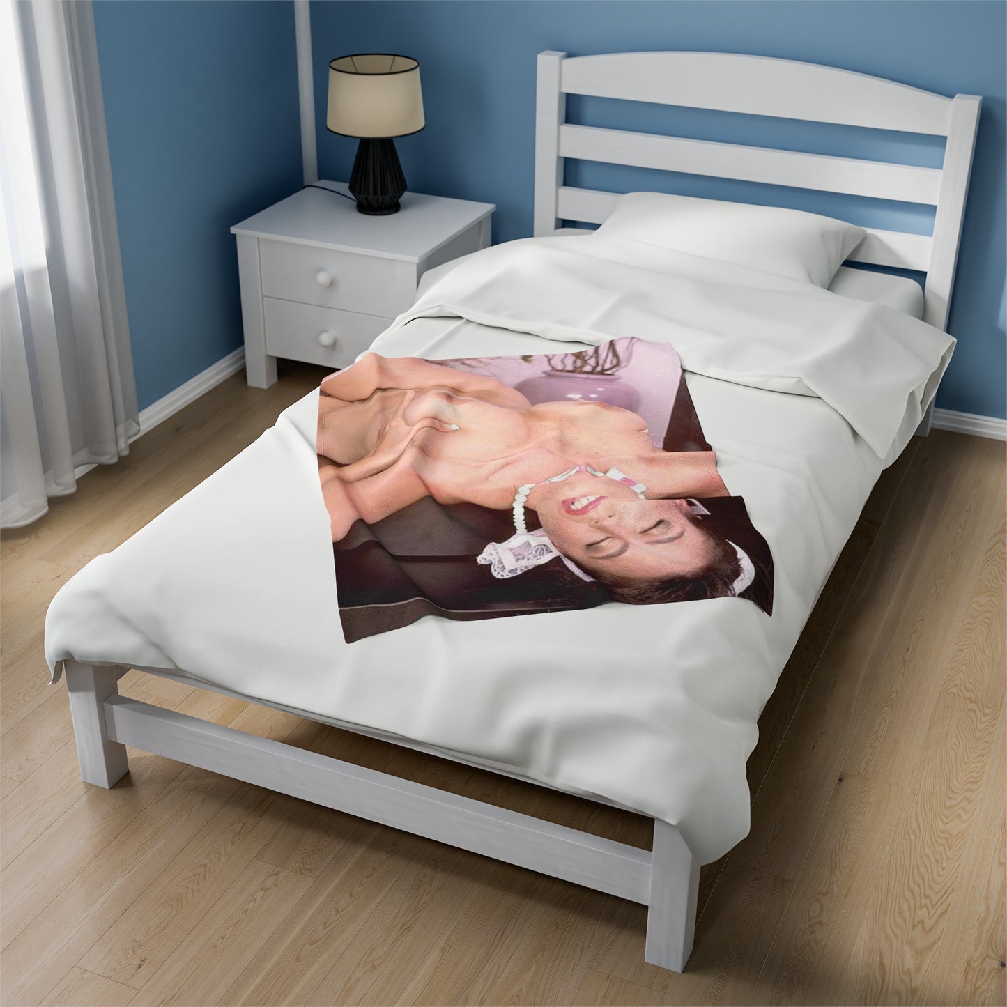 Velveteen Plush Blanket Porn Star Christy Canyon Nude