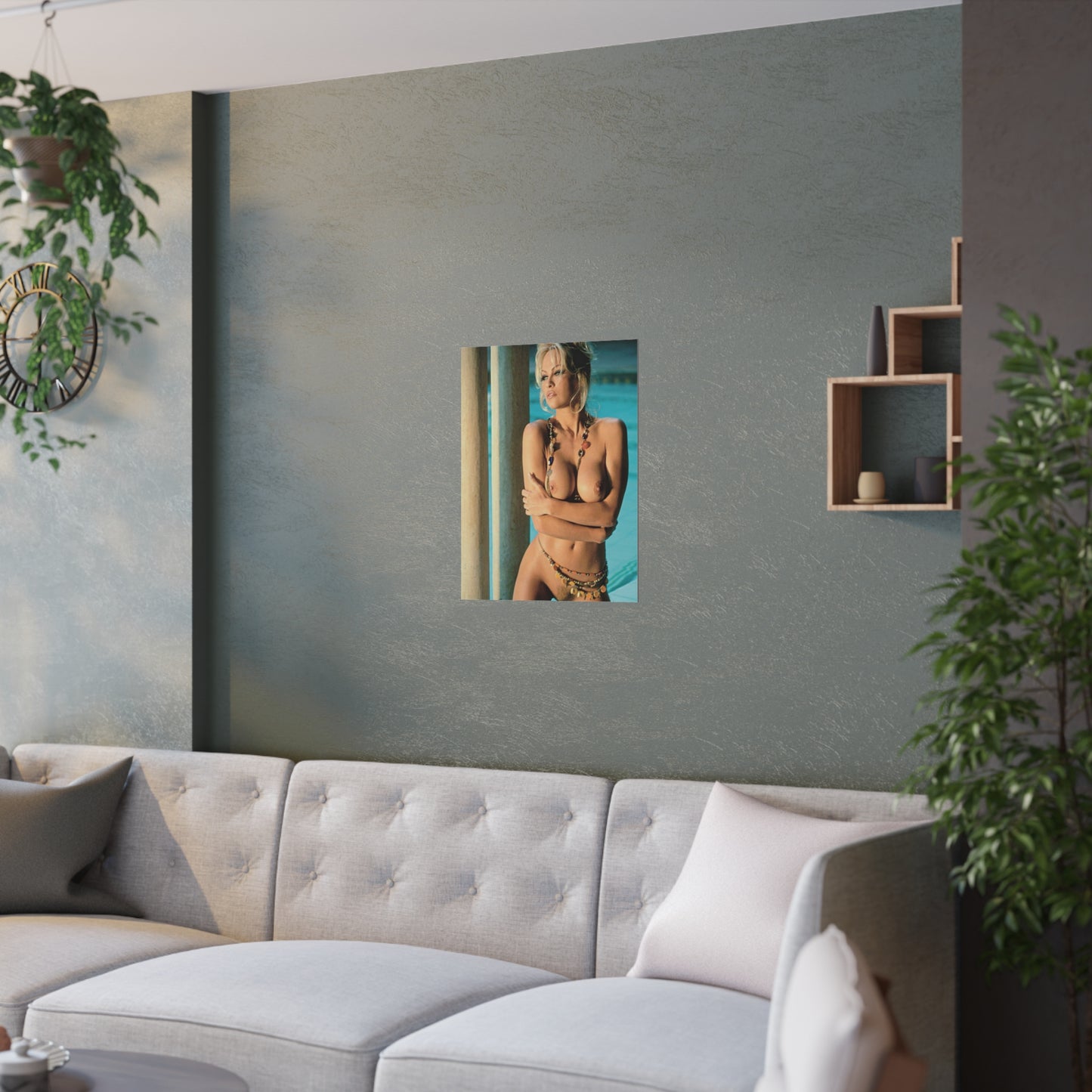 Satin Posters (210gsm) Pamela Anderson Nude #3