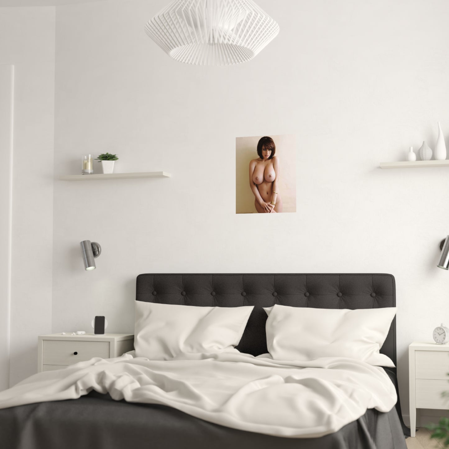 Satin Posters (210gsm) Large Natural Breasts