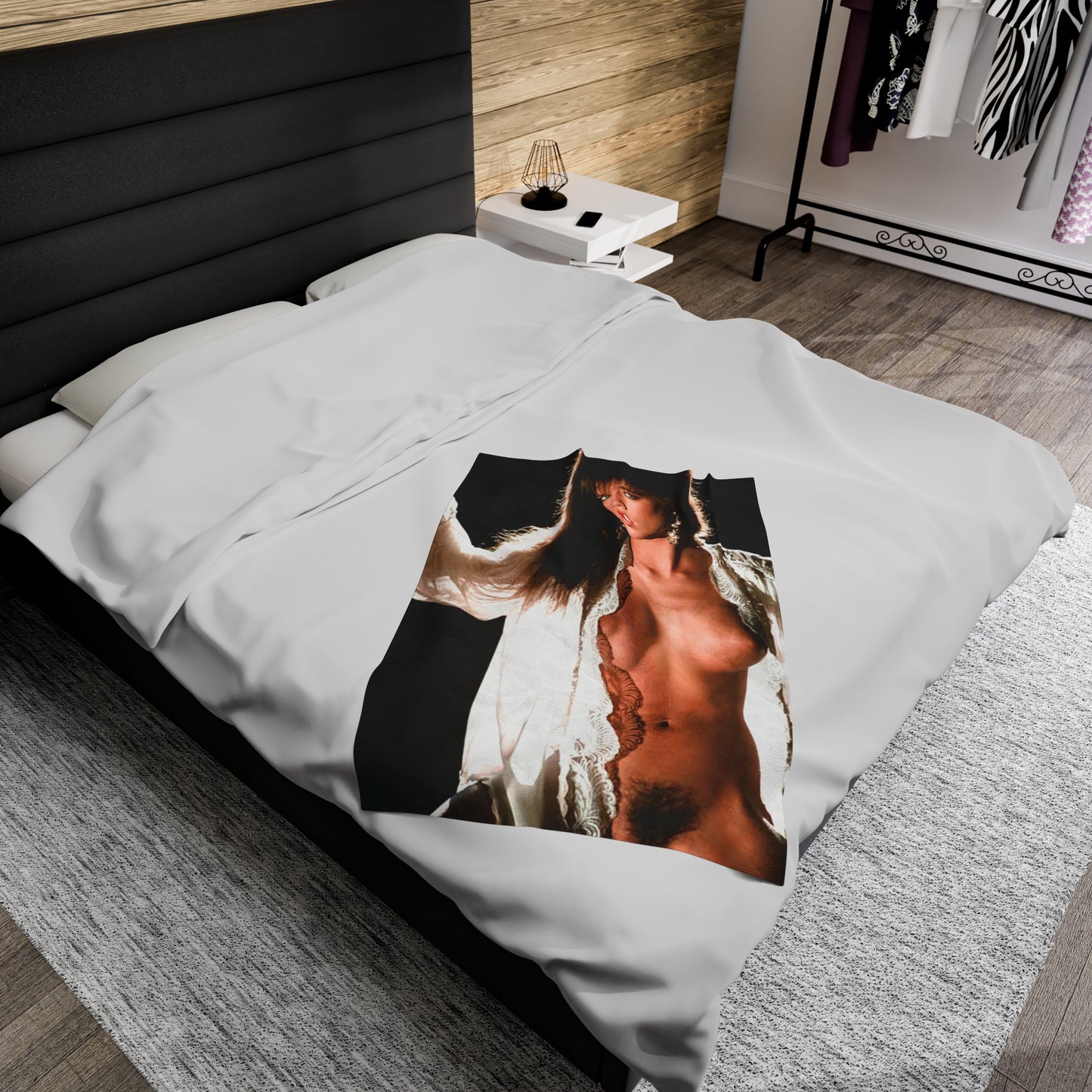 Velveteen Plush Blanket Pornstar Racquel Darrian Nude