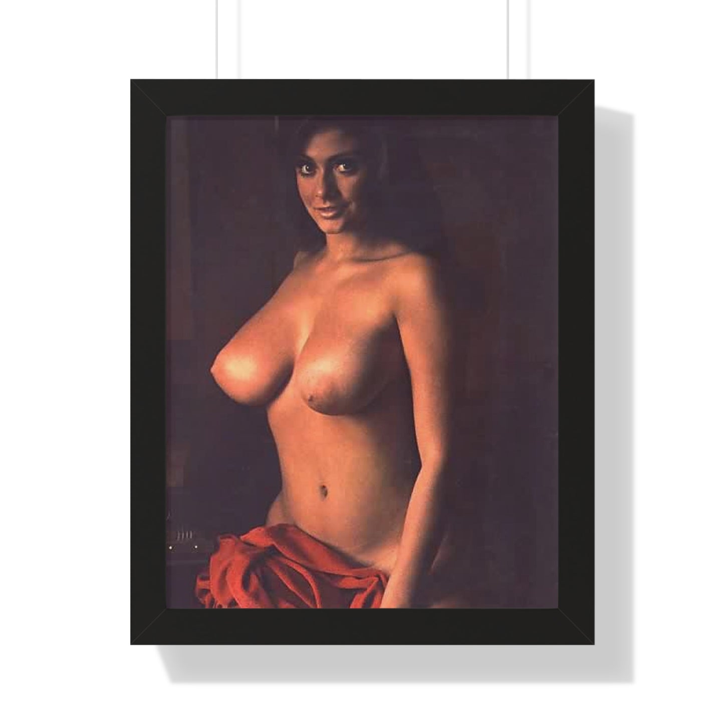 Framed Vertical Poster Playboy Playmate Cynthia Myers Nude