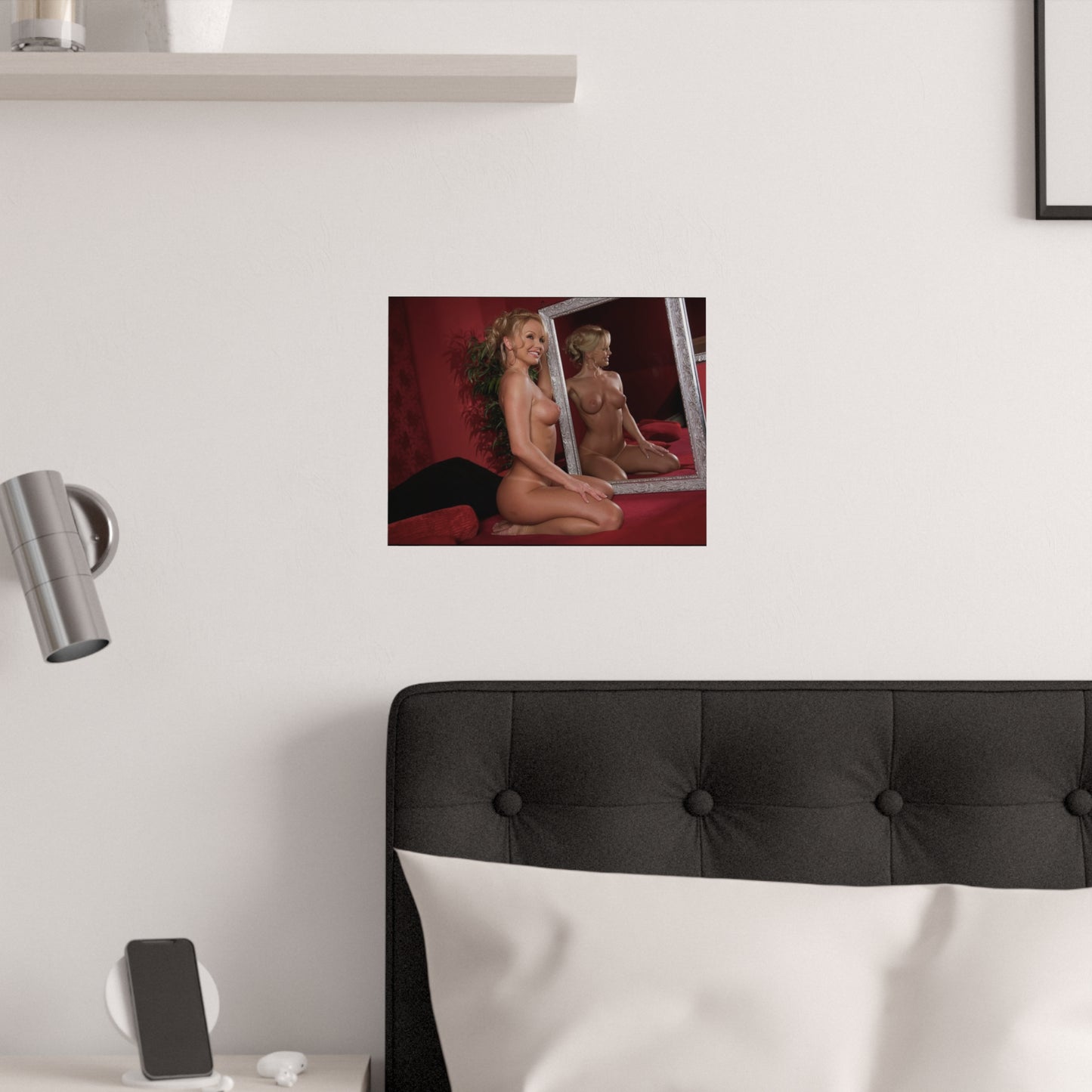 Satin Posters (210gsm) Retro Adult Star Sylvia Saint Nude