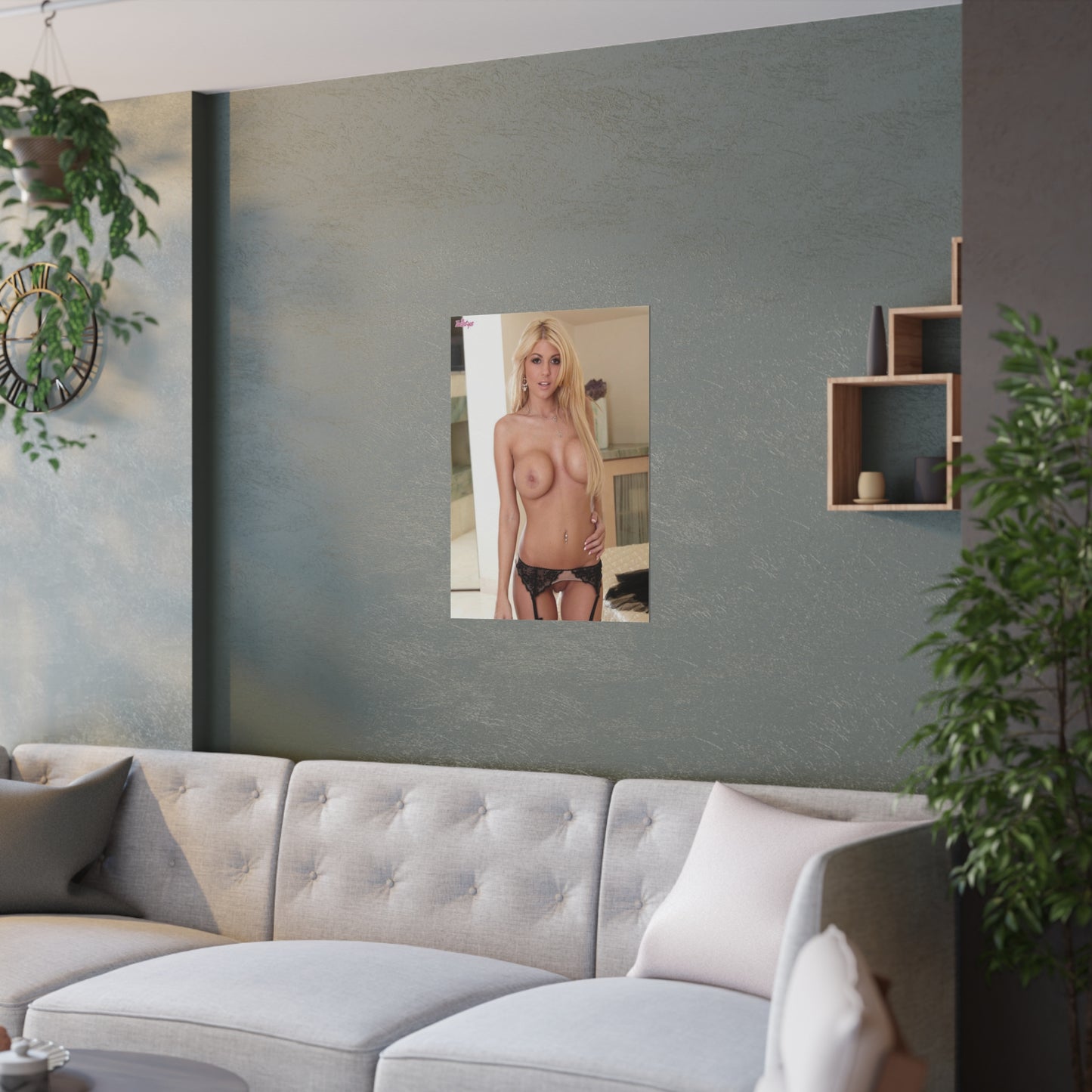 Satin Posters (210gsm) Pornstar Kayla Kayden Nude
