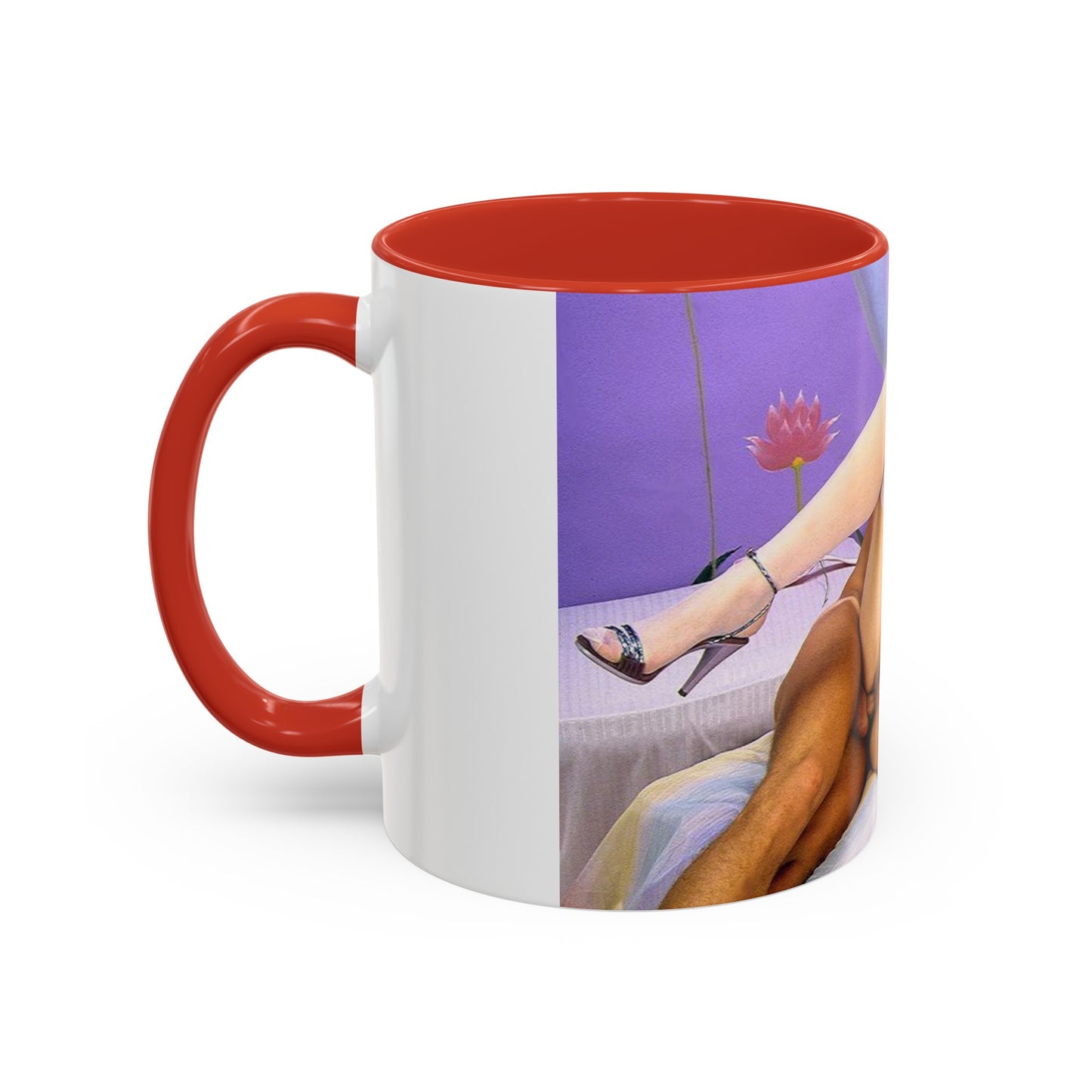 Accent Coffee Mug (11, 15oz) Traci Lords Nude Naked Retro