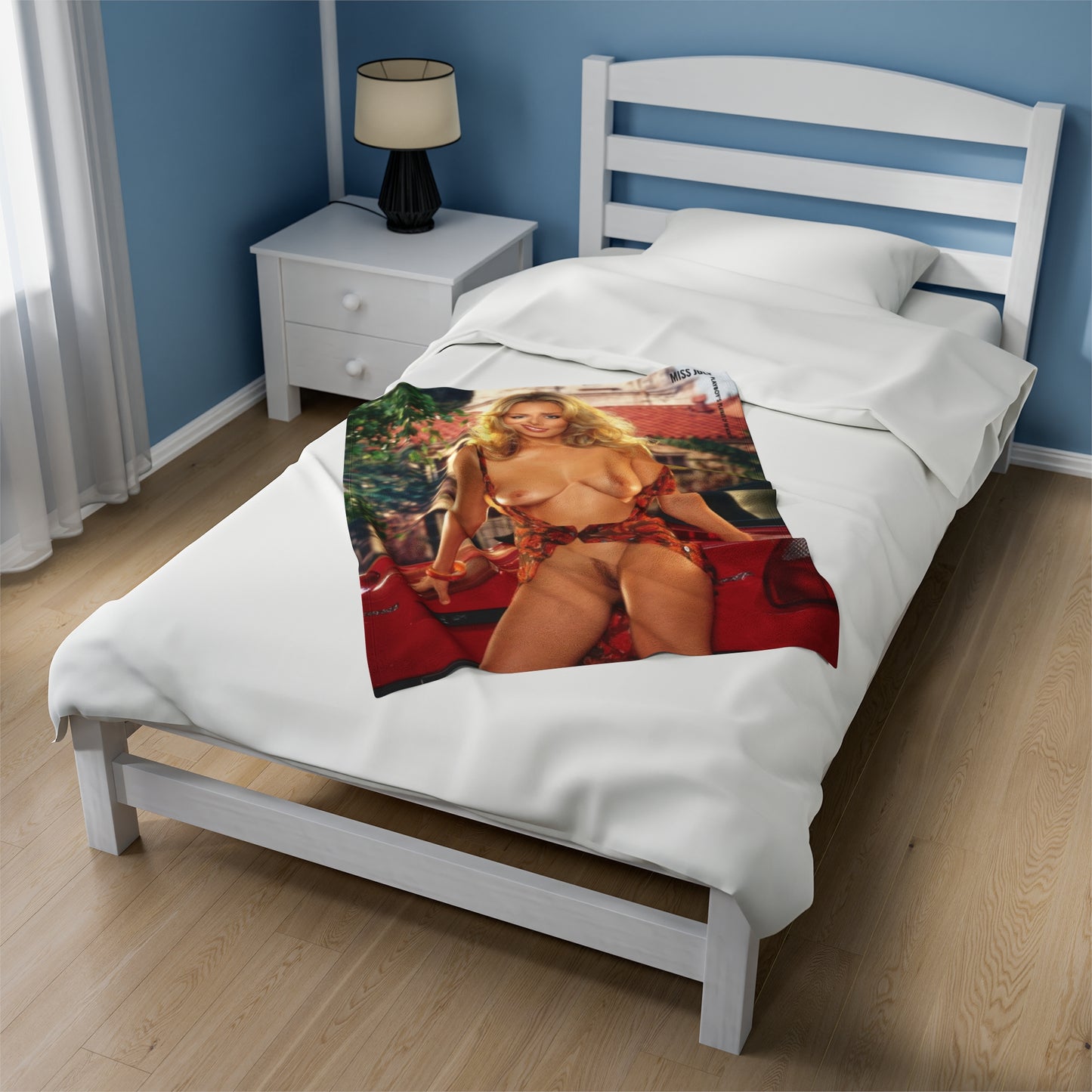 Velveteen Plush Blanket Playboy Playmate July 2003 Marketa Janska