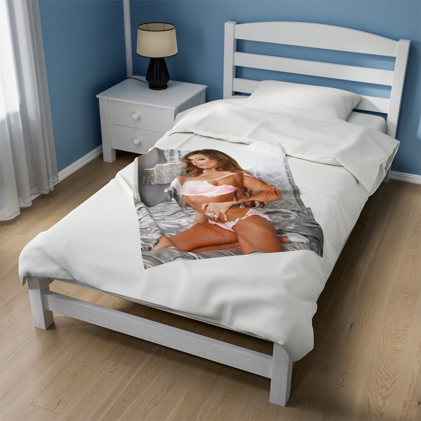 Velveteen Plush Blanket Madison Ivy Sexy Lingerie