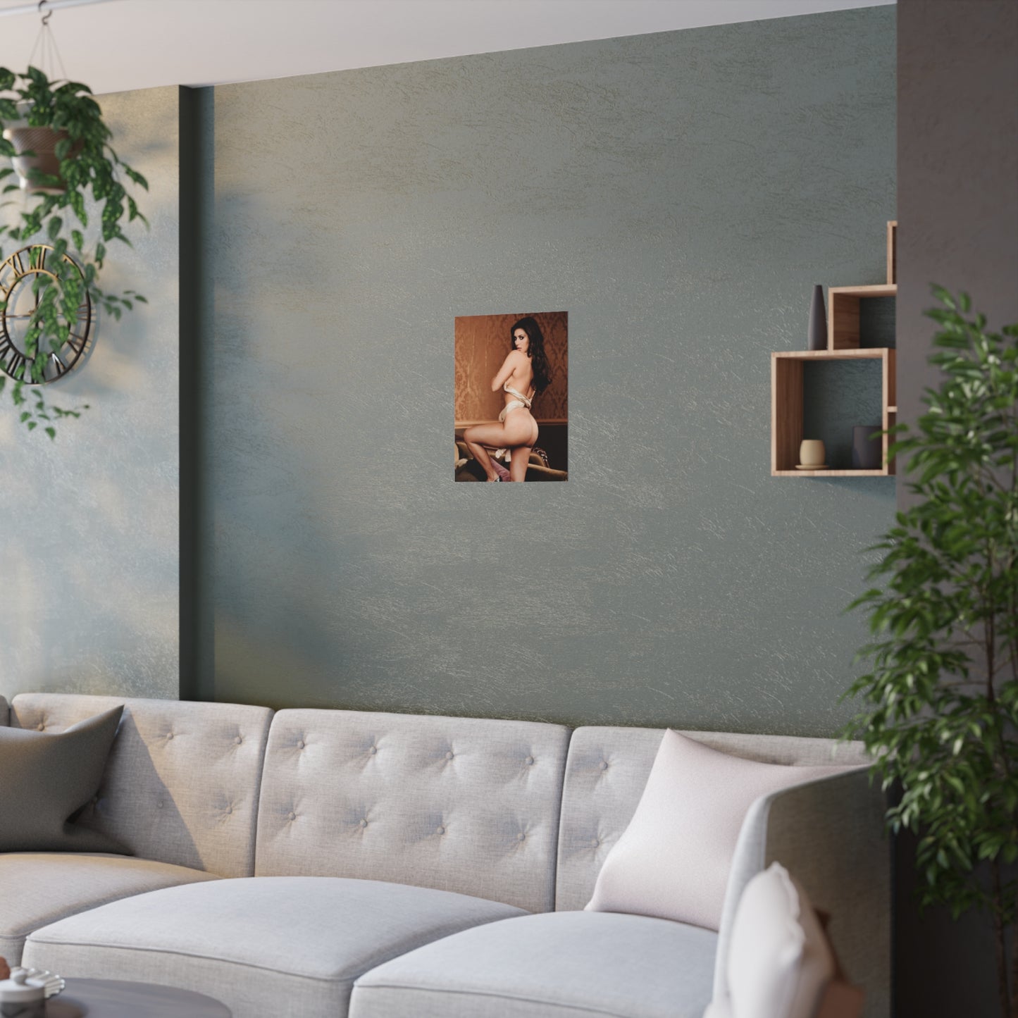Satin Posters (210gsm) Kim Kardashian Nude