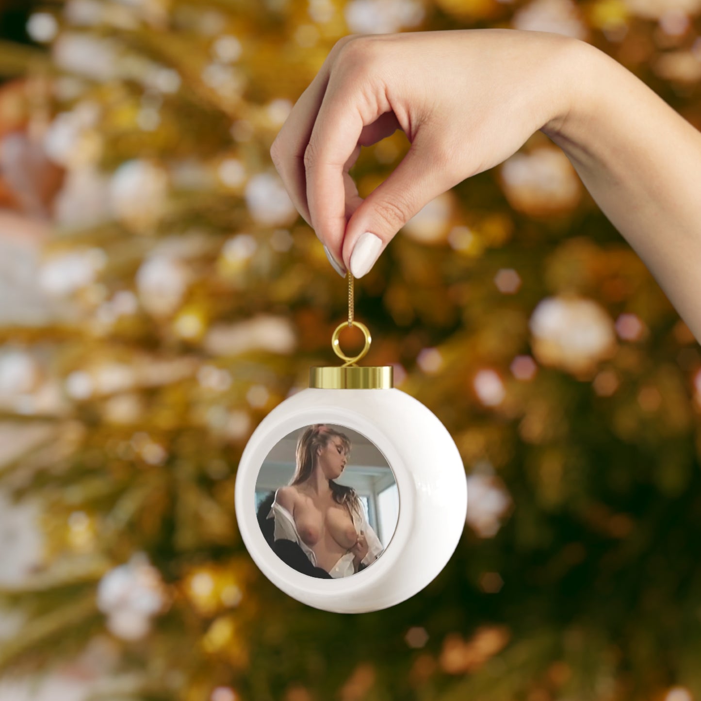 Christmas Ball Ornament Traci Lords Nude