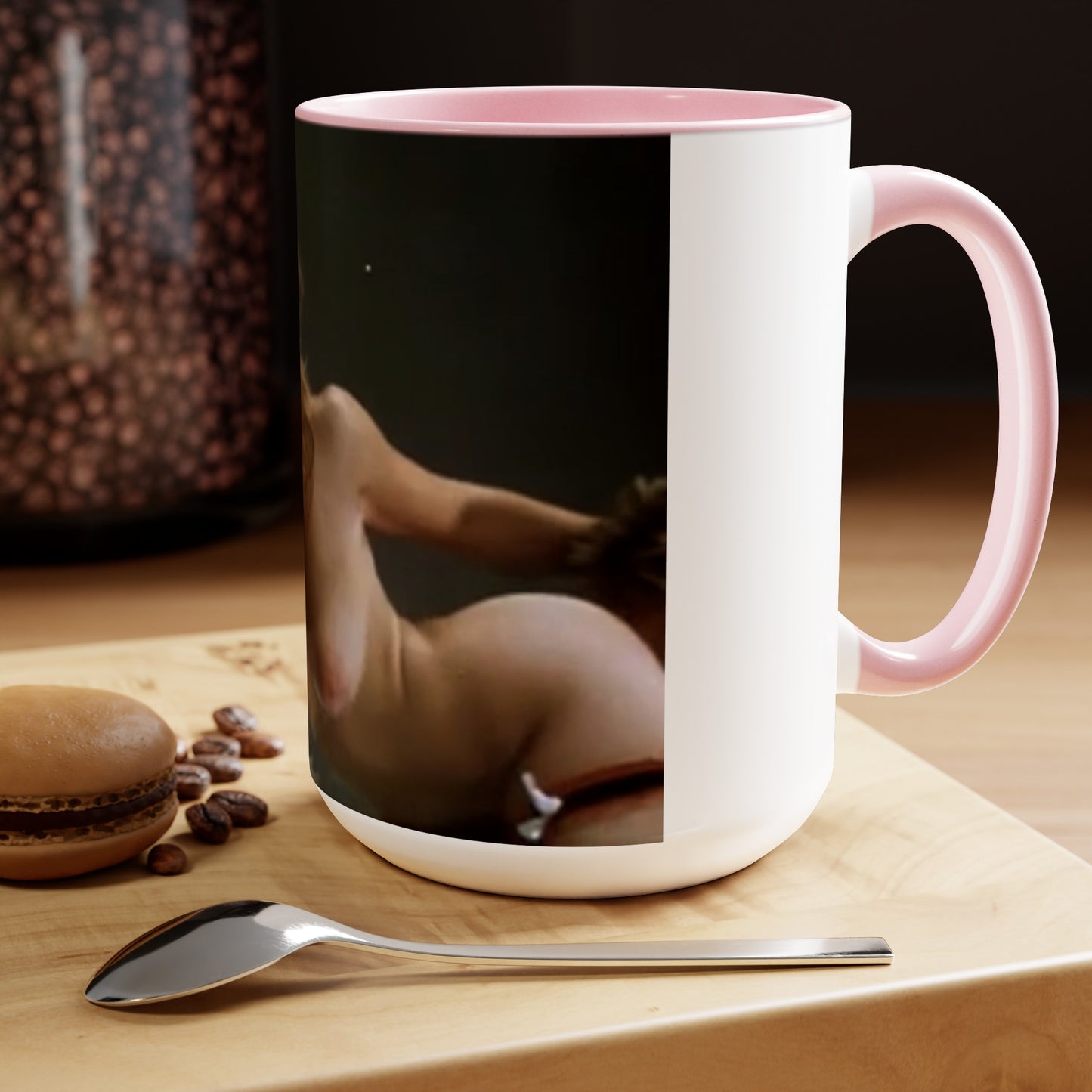 Two-Tone Coffee Mugs, 15oz Traci Lords Nude