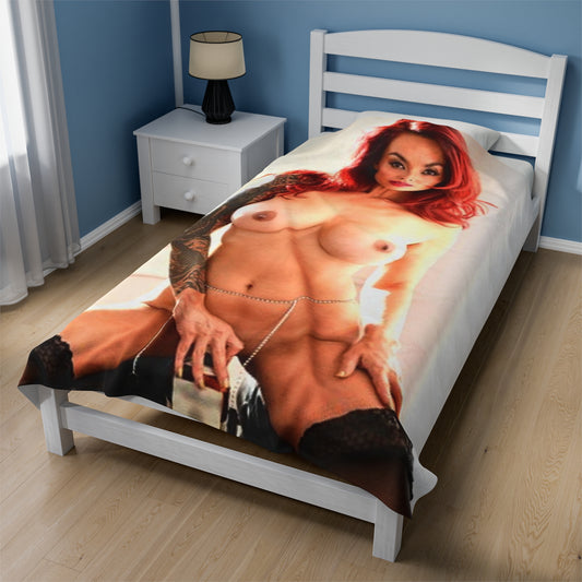 Velveteen Plush Blanket Porn Star Tera Patrick Nude