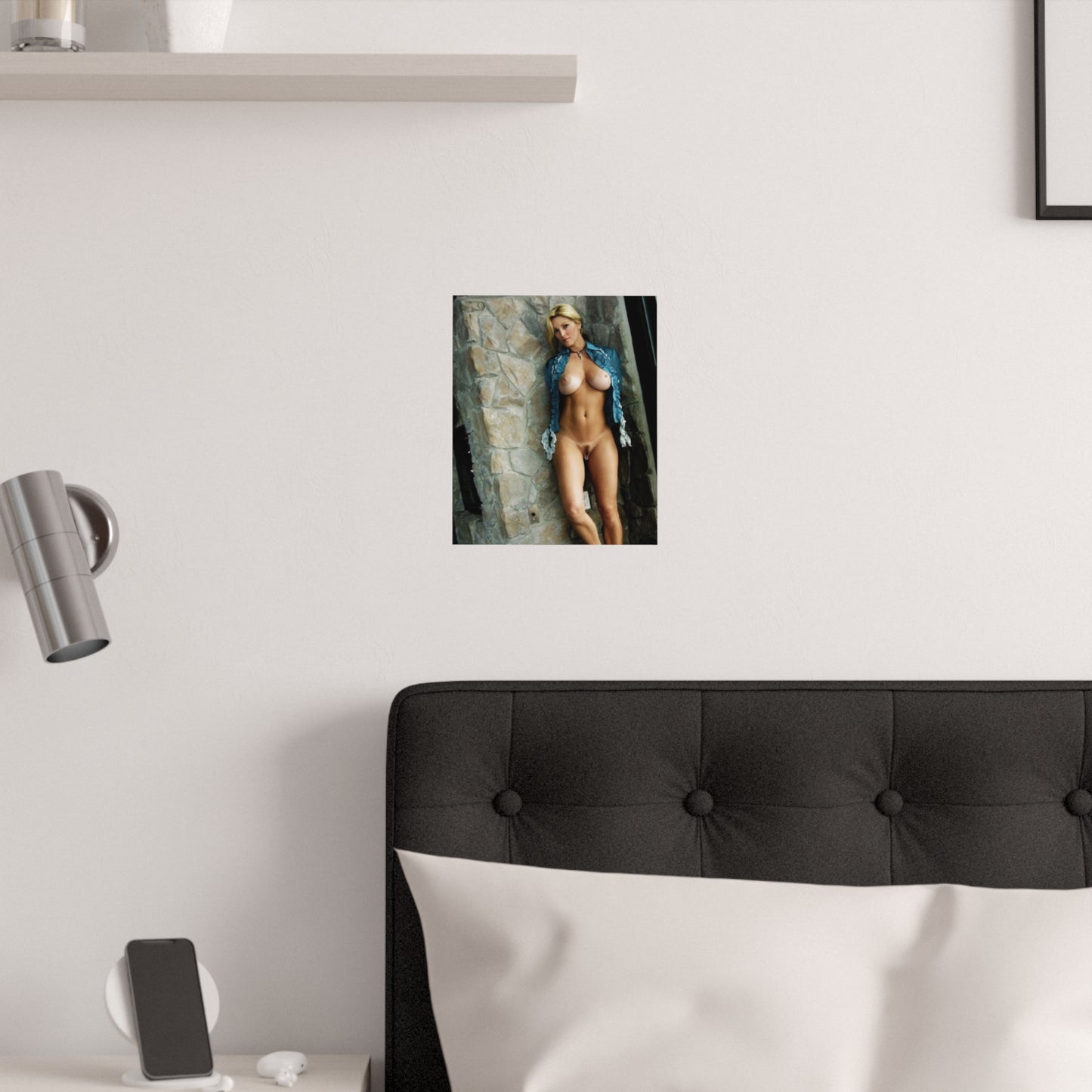 Satin Posters (210gsm) Retro Adult Star Janine Lindenmulder Nud