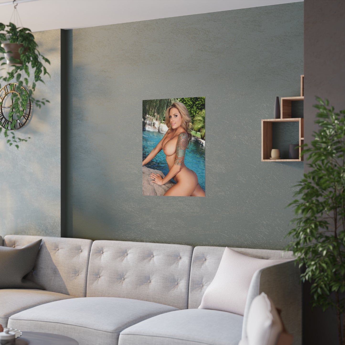 Satin Posters (210gsm) Pornstar Teagan Presley Nude