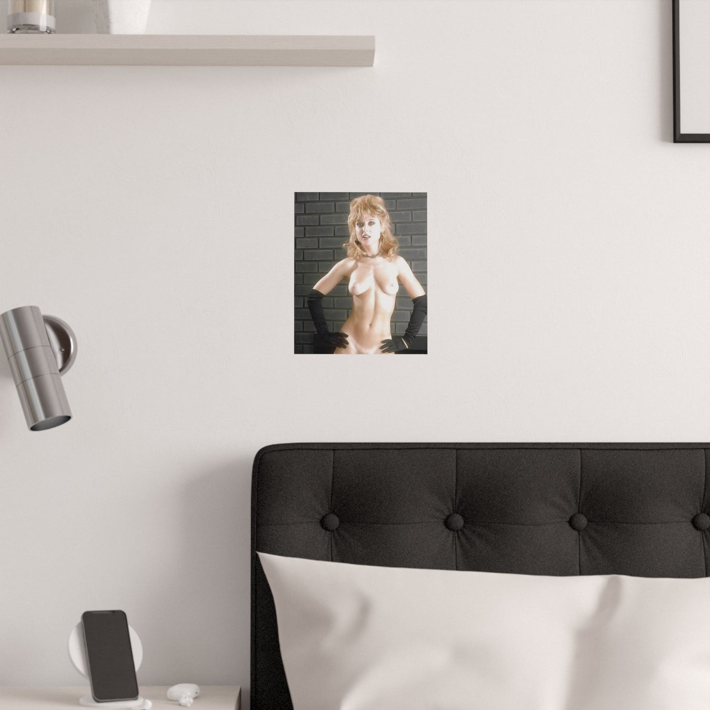 Satin Posters (210gsm) Retro Porn Star Nina Hartley Nude