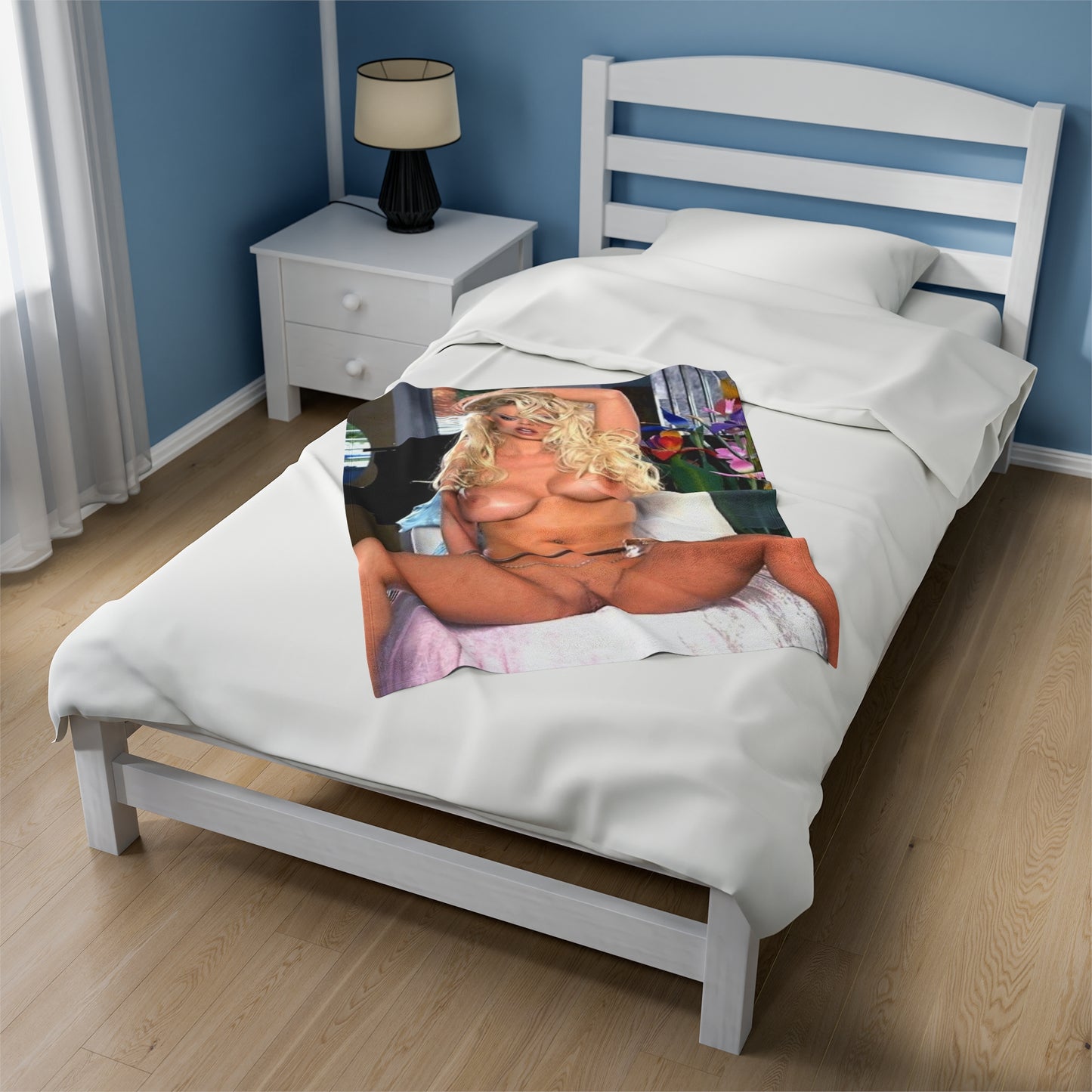 Velveteen Plush Blanket Pornstar Jenna Jameson Nude