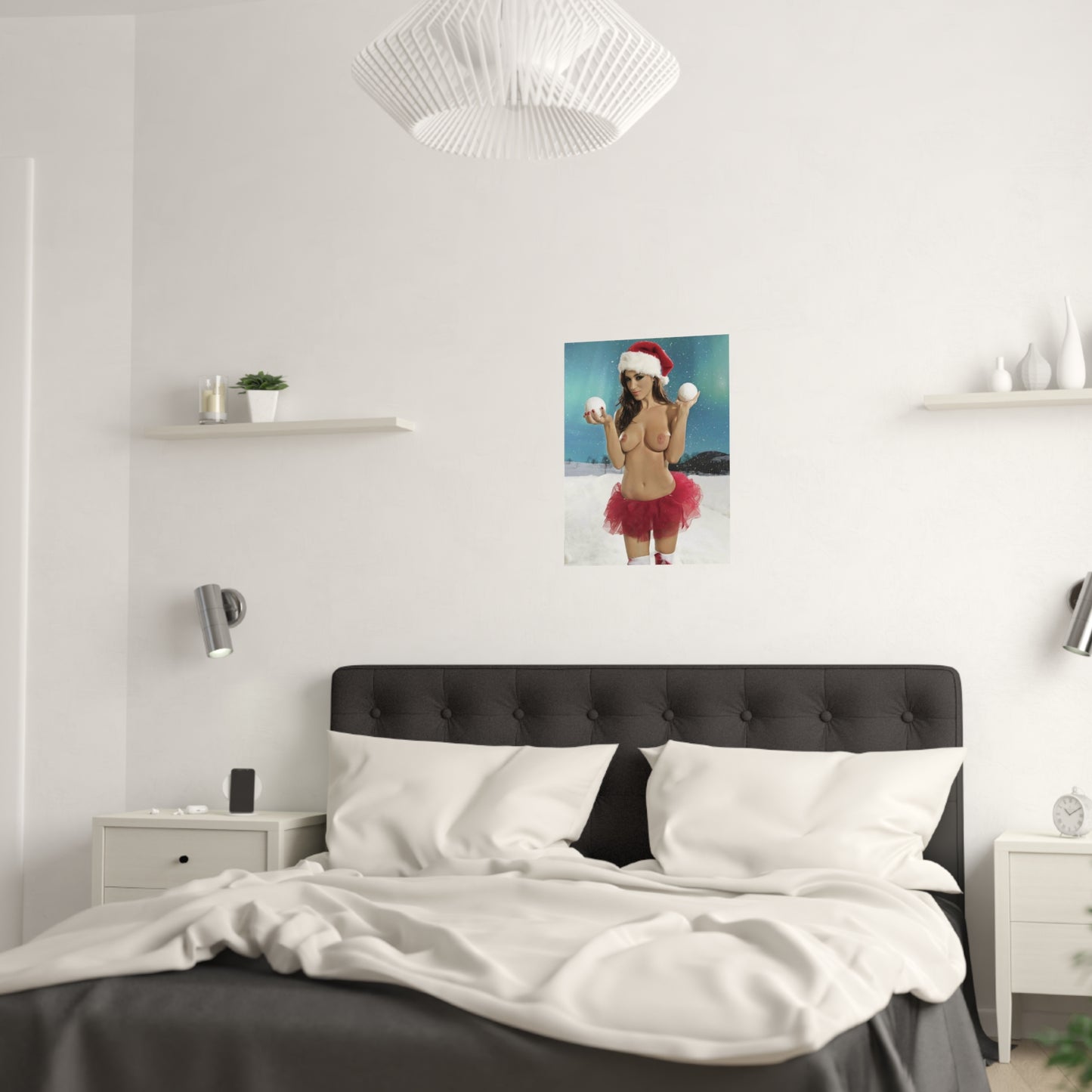 Satin Posters (210gsm) Christmas Pornstars Nude