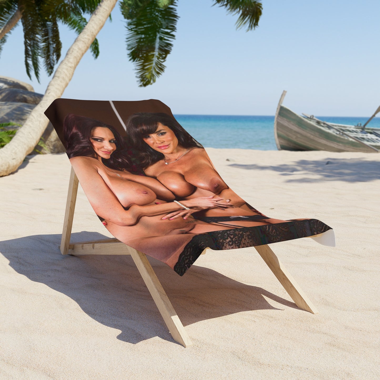 Beach Towel Lisa Ann Nude