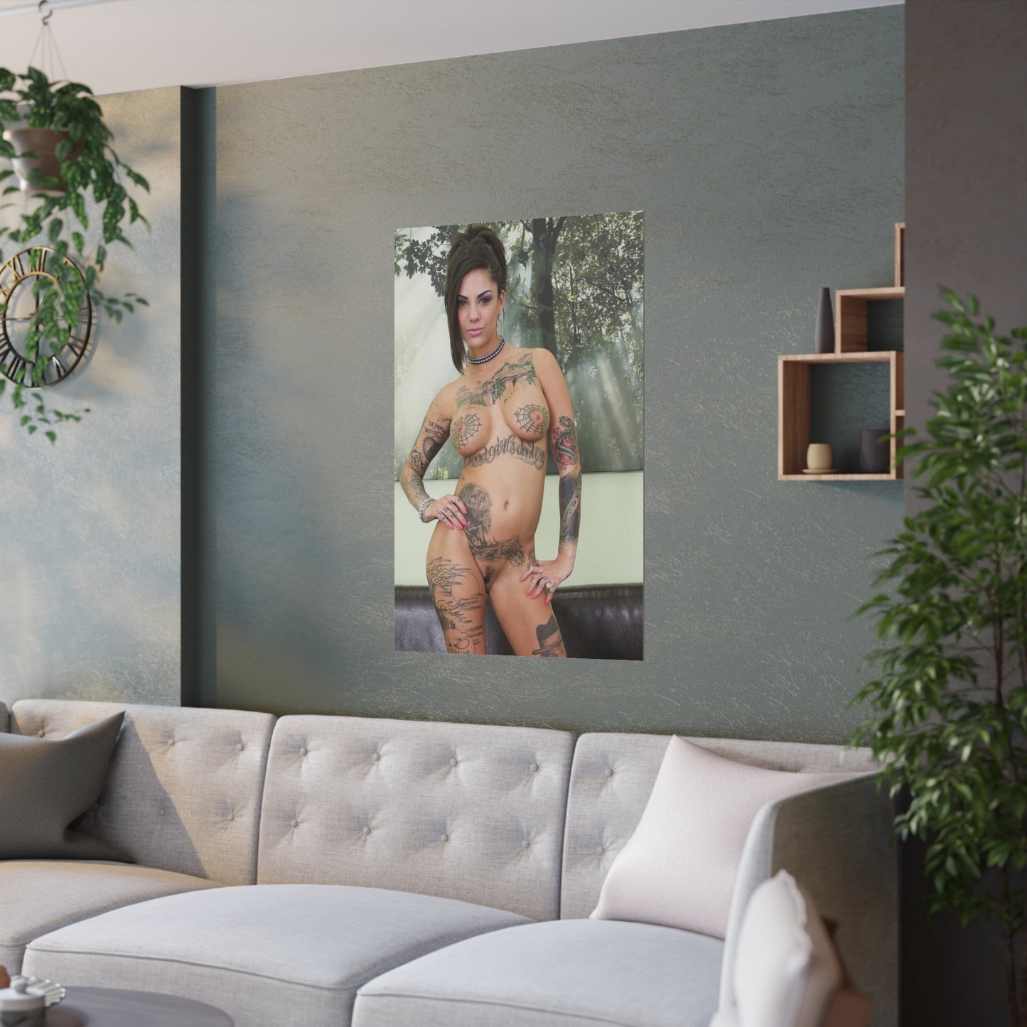 Satin Posters (210gsm) Pornstar Bonnie Rotten Nude