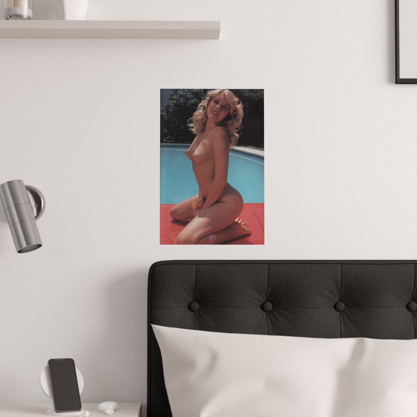Satin Posters (210gsm) Retro Pornstar Shauna Grant Nude