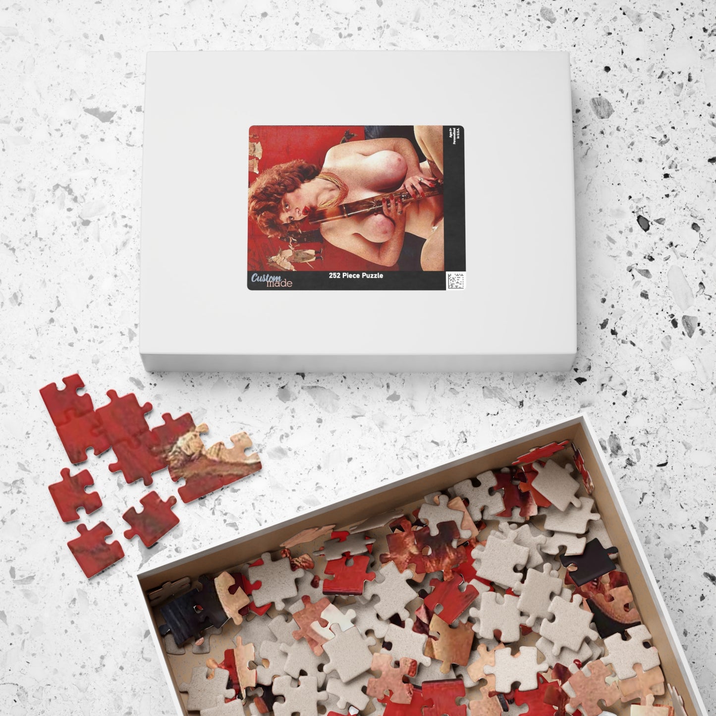 Puzzle (110, 252, 520, 1014-piece) Retro Pornstar Lisa De Leeuw Nude