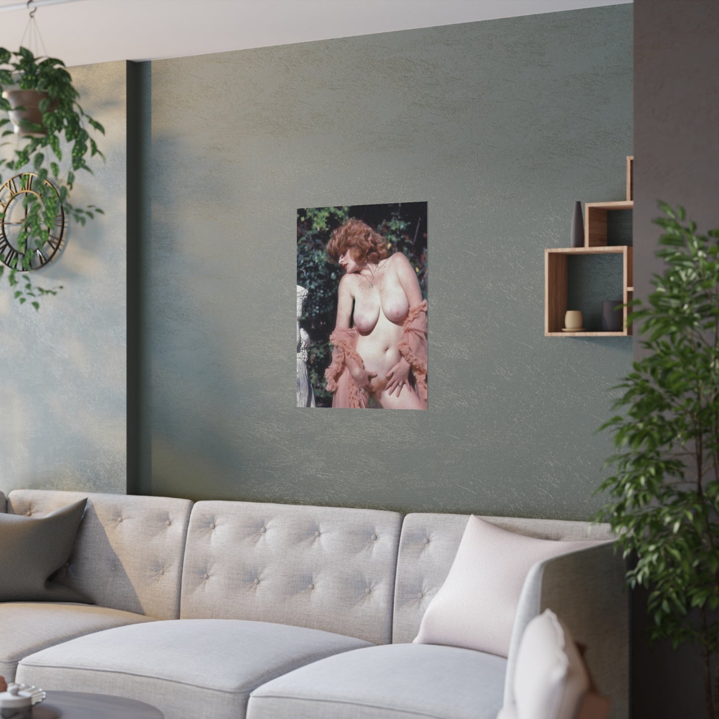 Satin Posters (210gsm) Retro Pornstar Lisa De Leeuw Nude