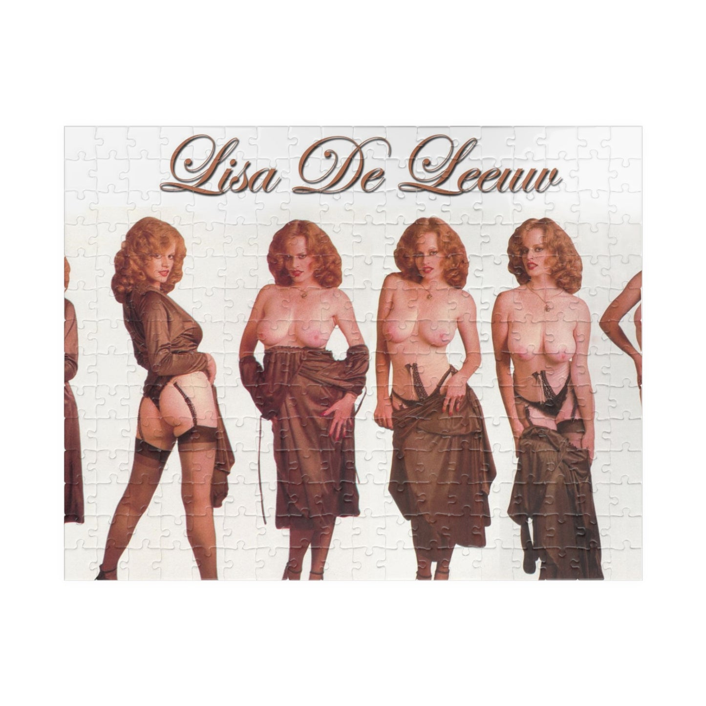 Puzzle (110, 252, 500, 1014-piece) Retro Pornstar Lisa De Leeuw Nude