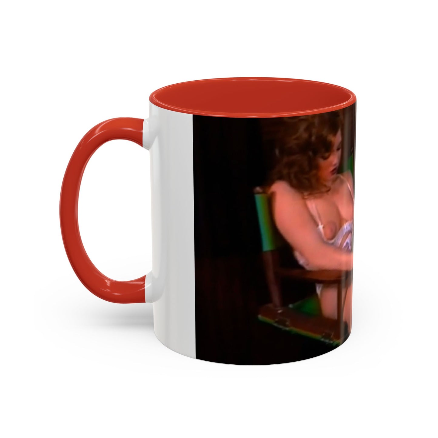 Accent Coffee Mug (11, 15oz) Traci Lords Nude Retro Porn Star