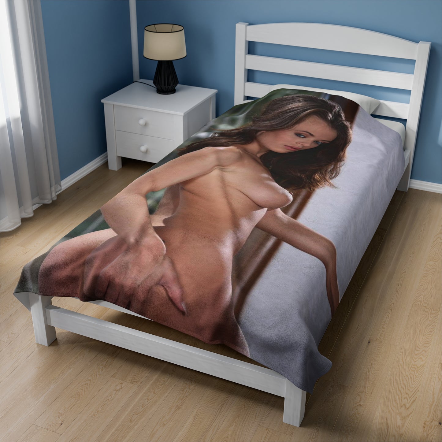 Velveteen Plush Blanket Lana Rhoades Nude