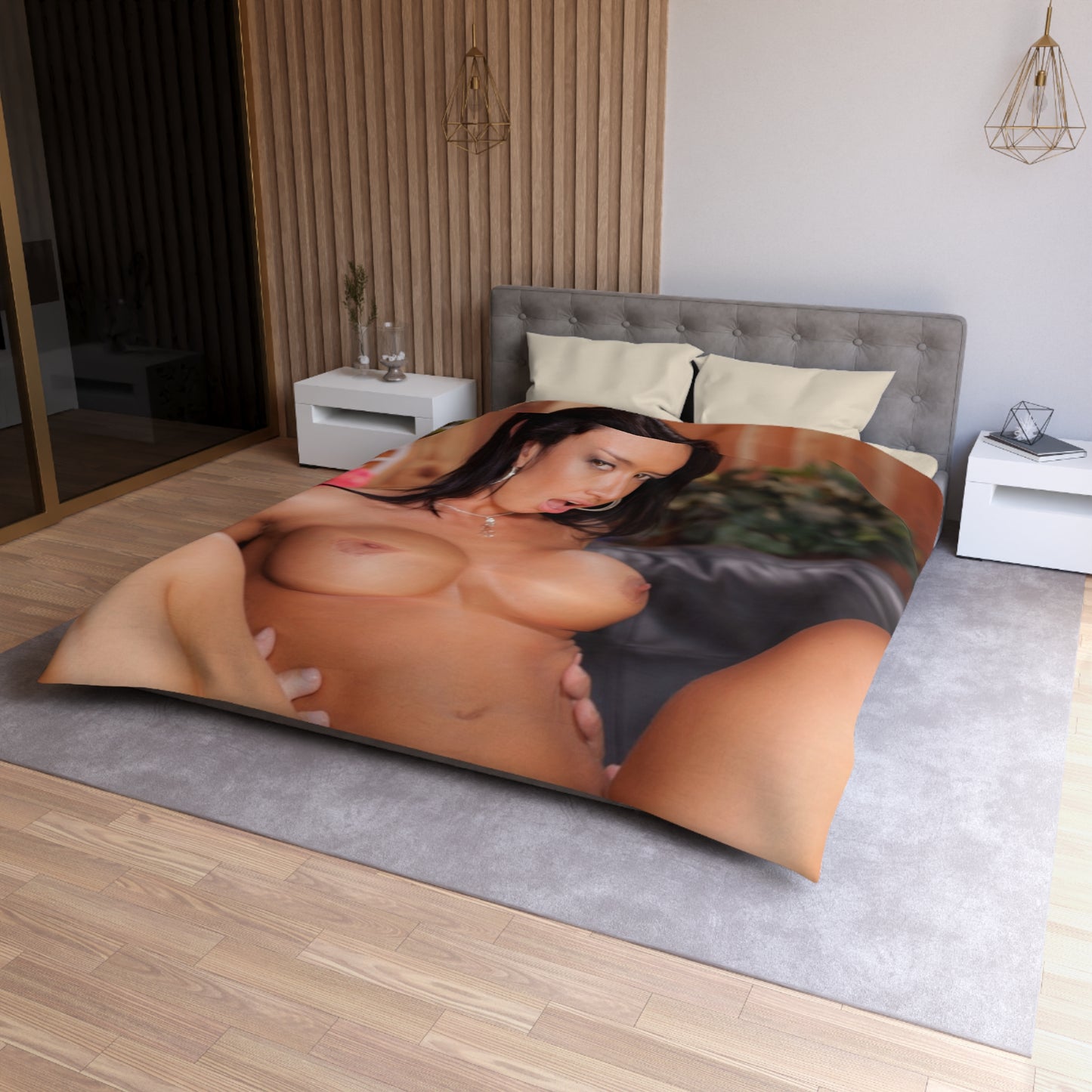 Microfiber Duvet Cover Penthouse Pet April 2011 Franceska Jaimes