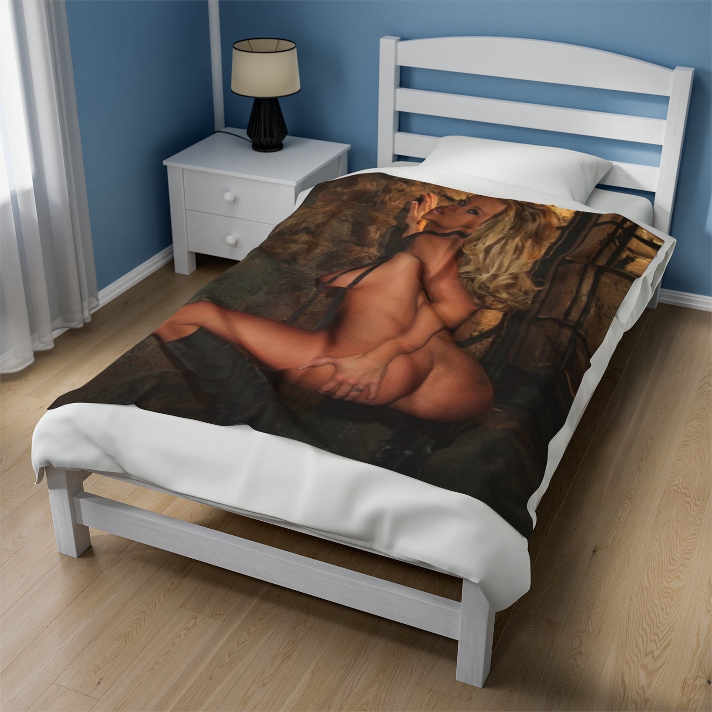 Velveteen Plush Blanket Pornstar Jenna Jameson Nude