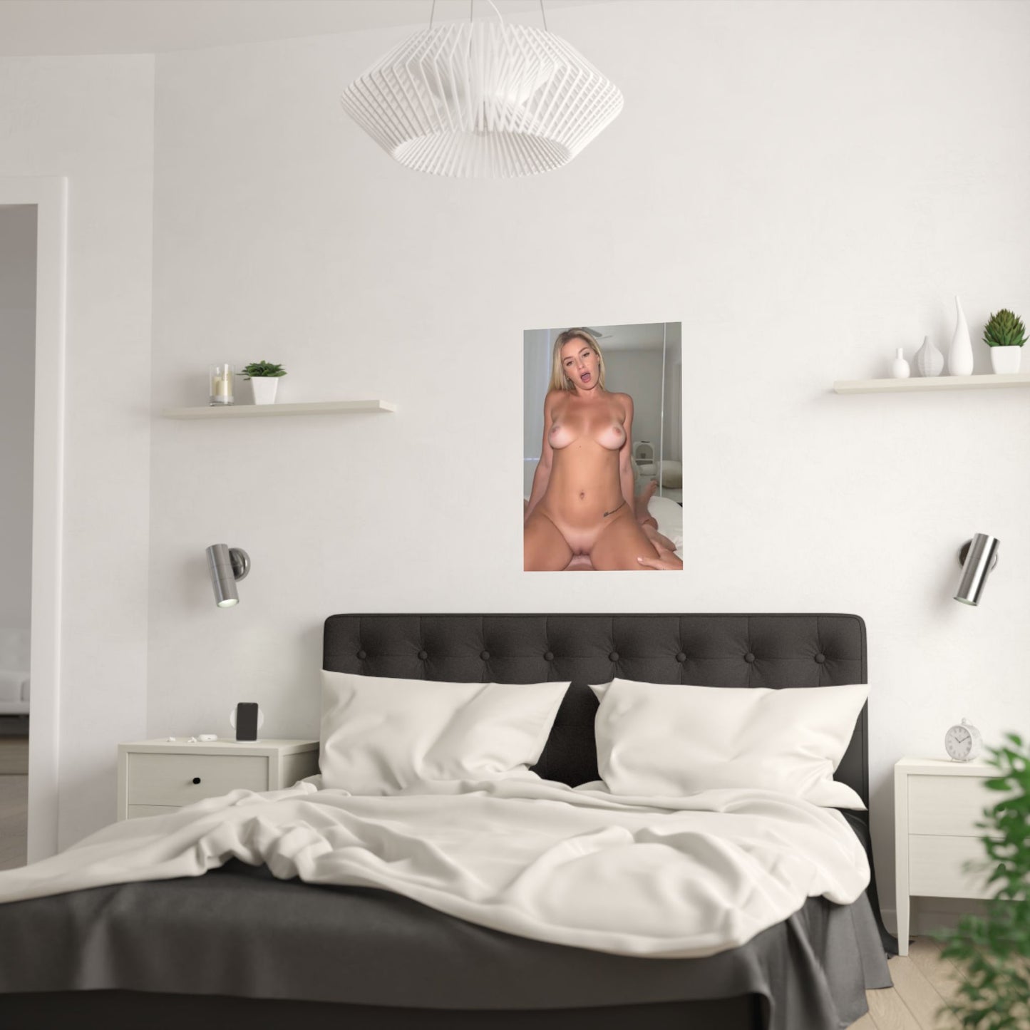 Satin Posters (210gsm) Cute Teen Riding