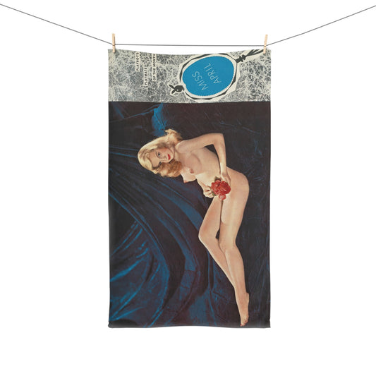 Hand Towel Playboy Playmate April 1954 Marilyn Waltz