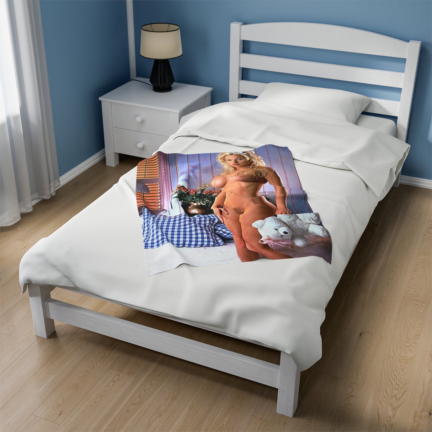 Velveteen Plush Blanket Pornstar Chloe Jones Nude