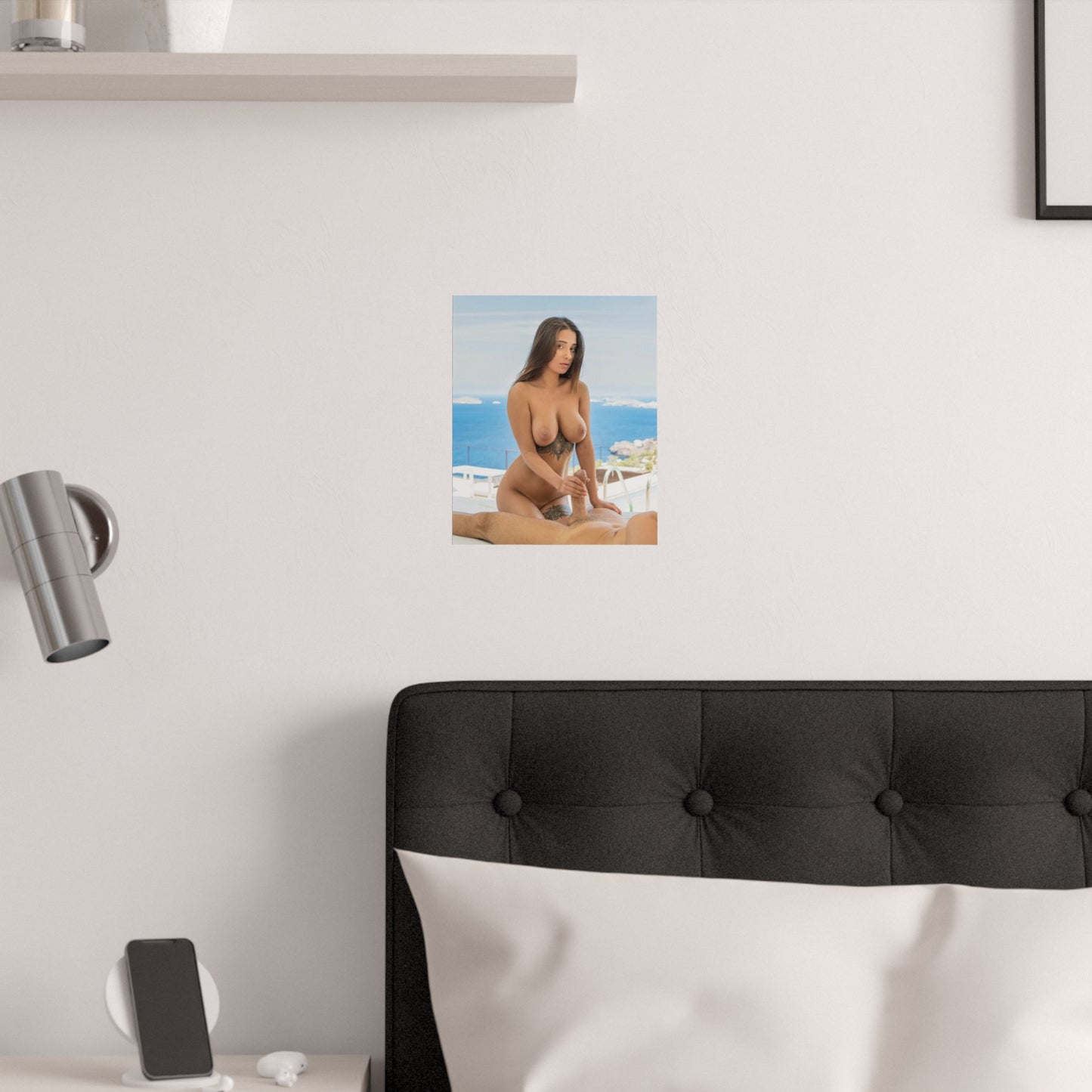 Satin Posters (210gsm) Natural Tits Liya Silver