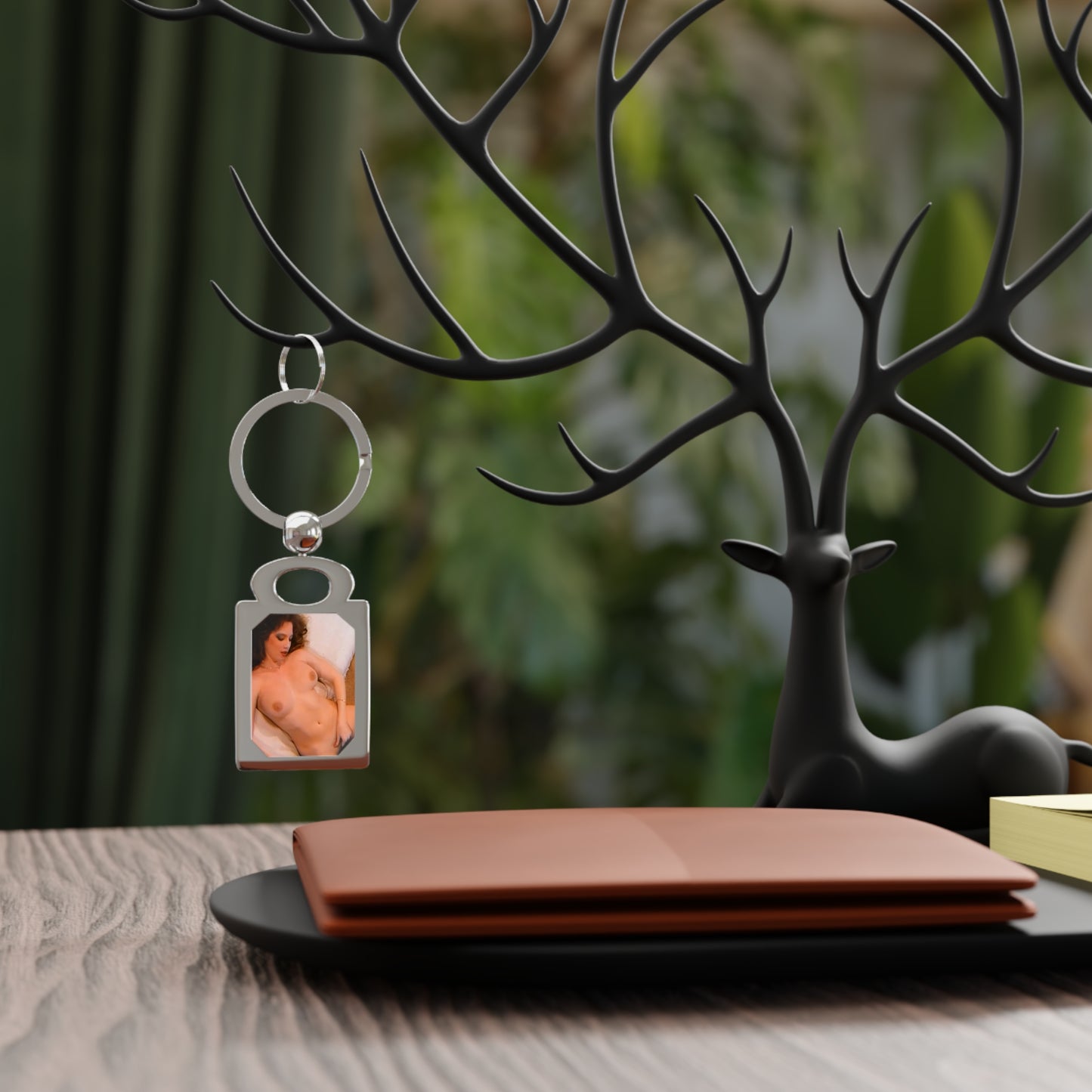 Rectangle Photo Keyring Traci Lords Nude Retro Porn Star