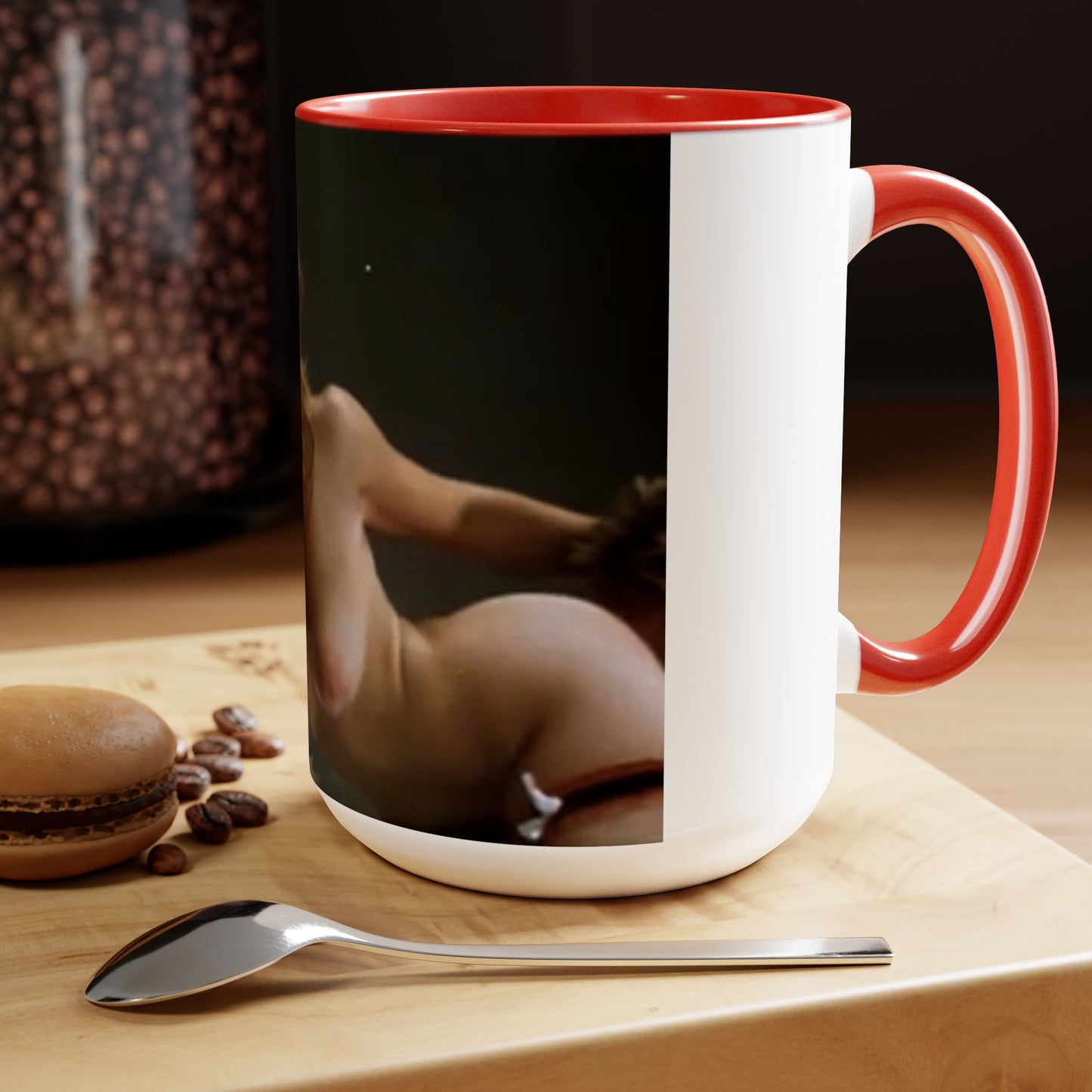 Two-Tone Coffee Mugs, 15oz Traci Lords Nude