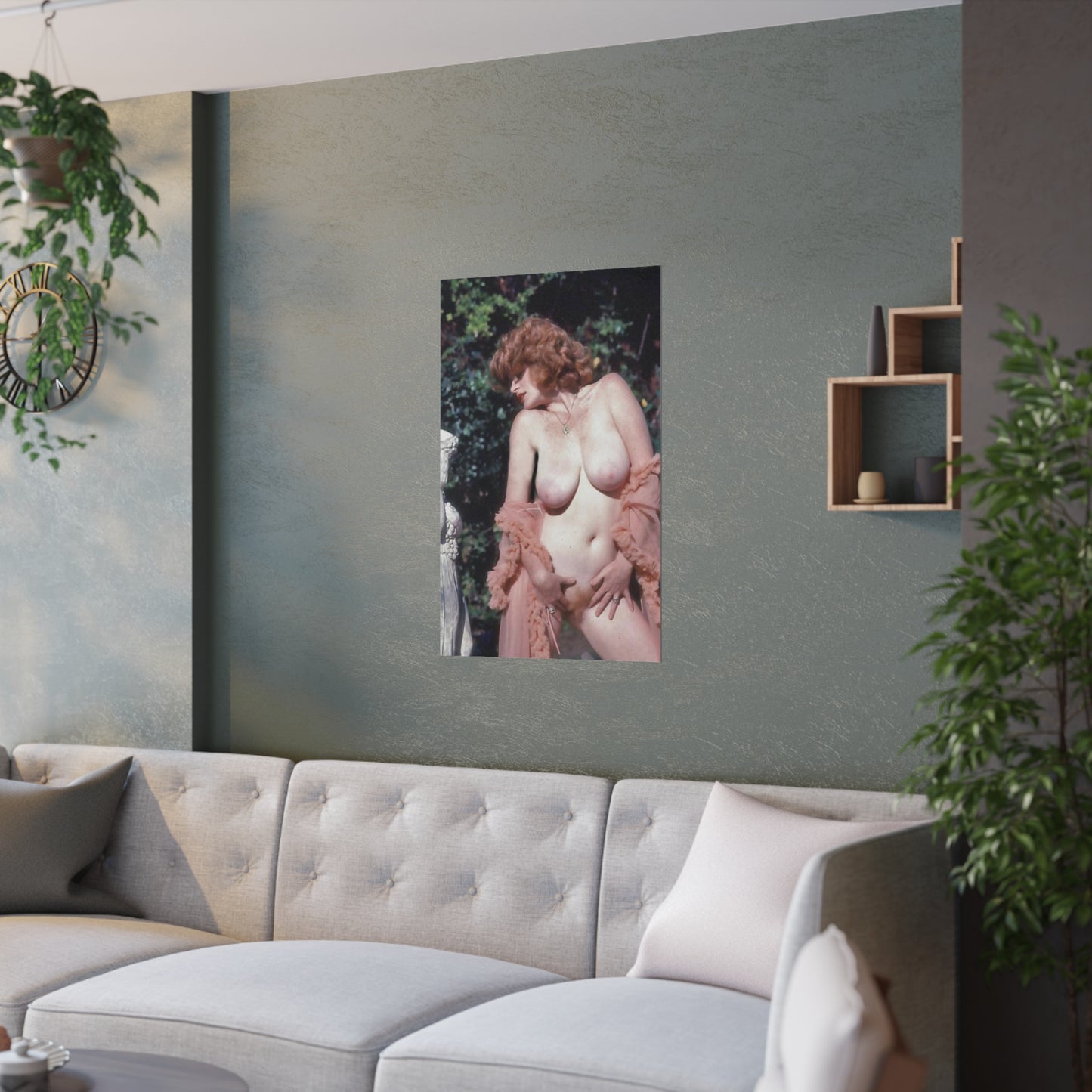 Satin Posters (210gsm) Retro Pornstar Lisa De Leeuw Nude