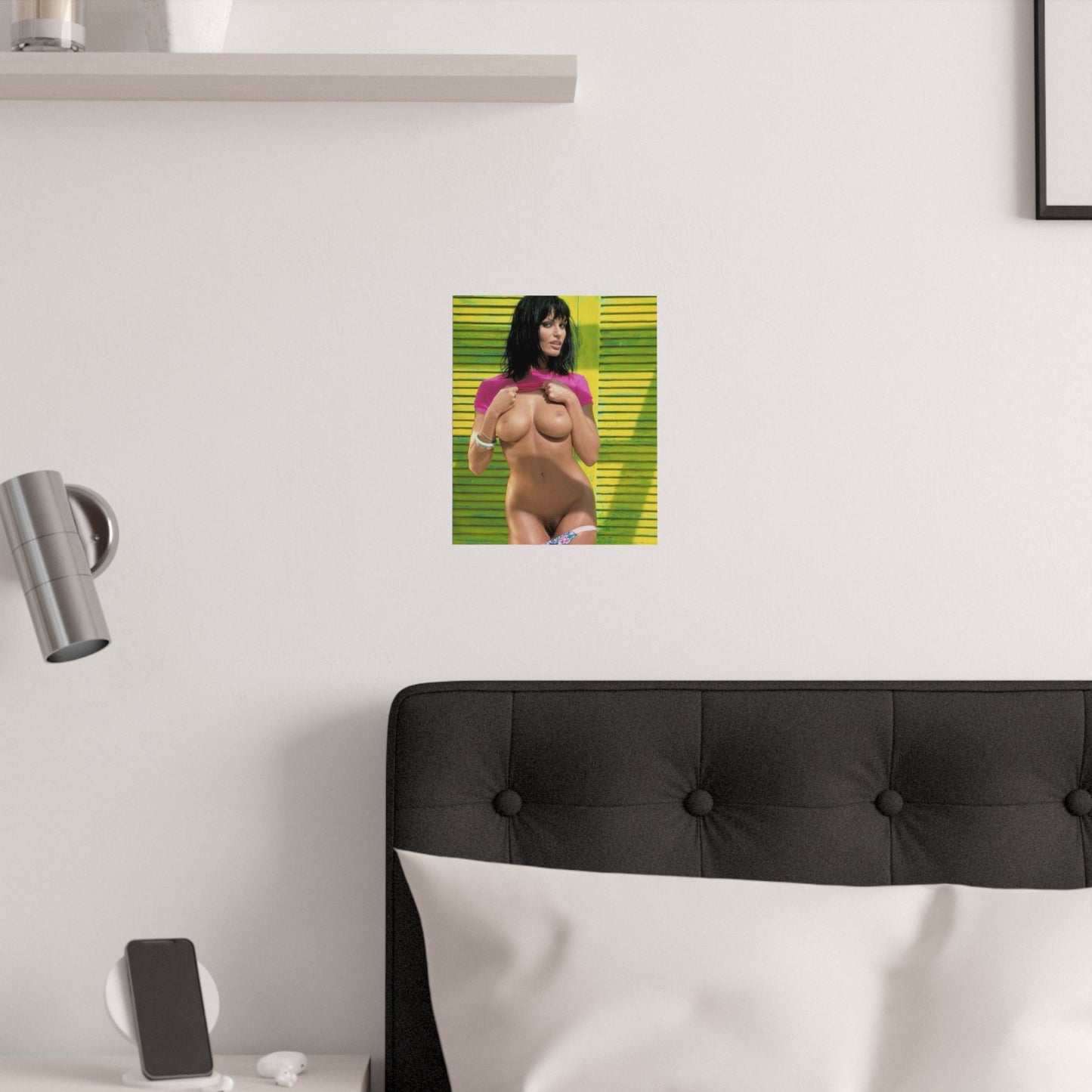 Satin Posters (210gsm) Retro Pornstar Anita Blond