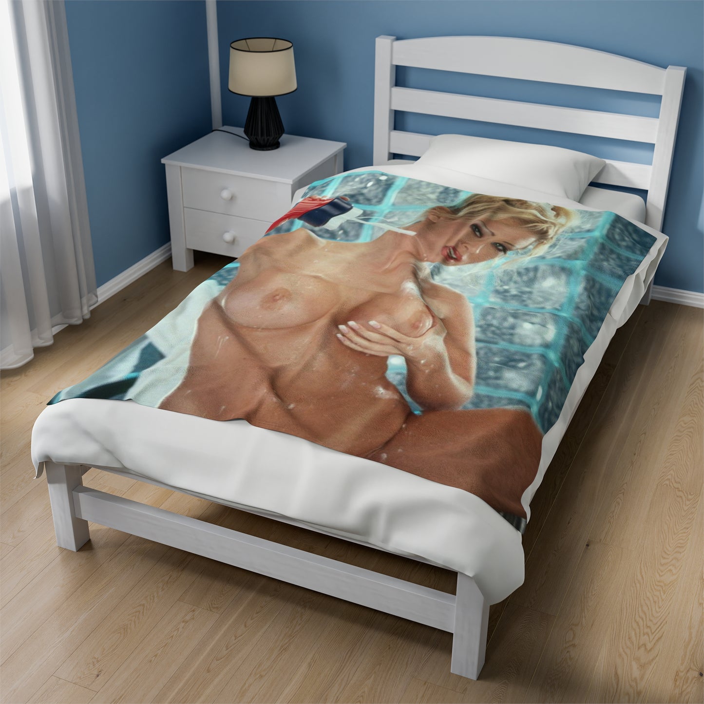 Velveteen Plush Blanket Pornstar Jenna Jameson Nude