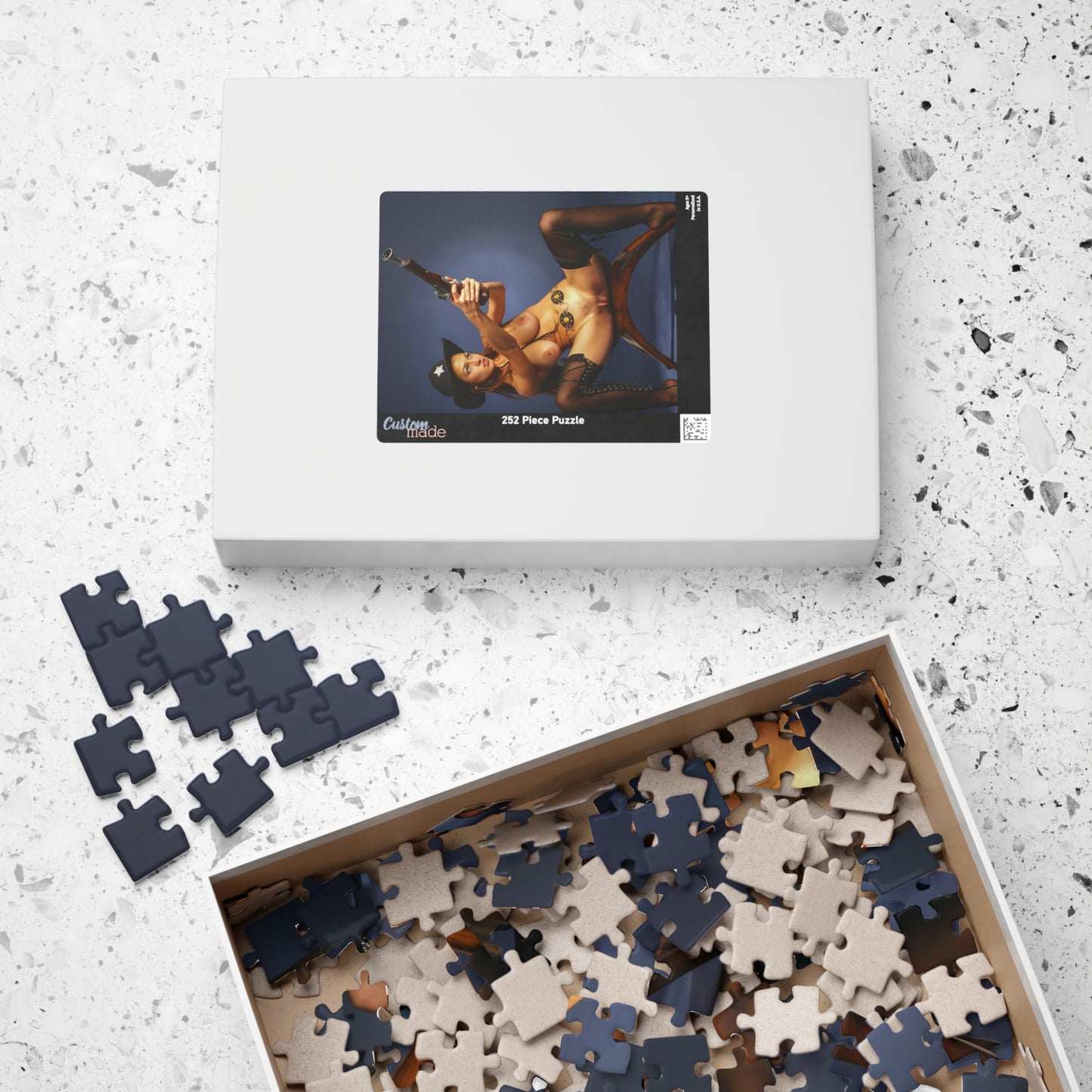 Puzzle (110, 252, 520, 1014-piece) Naked Chicks With Guns