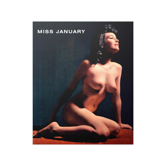 Satin Posters (210gsm) Playmate January 1954 Margie Harrison