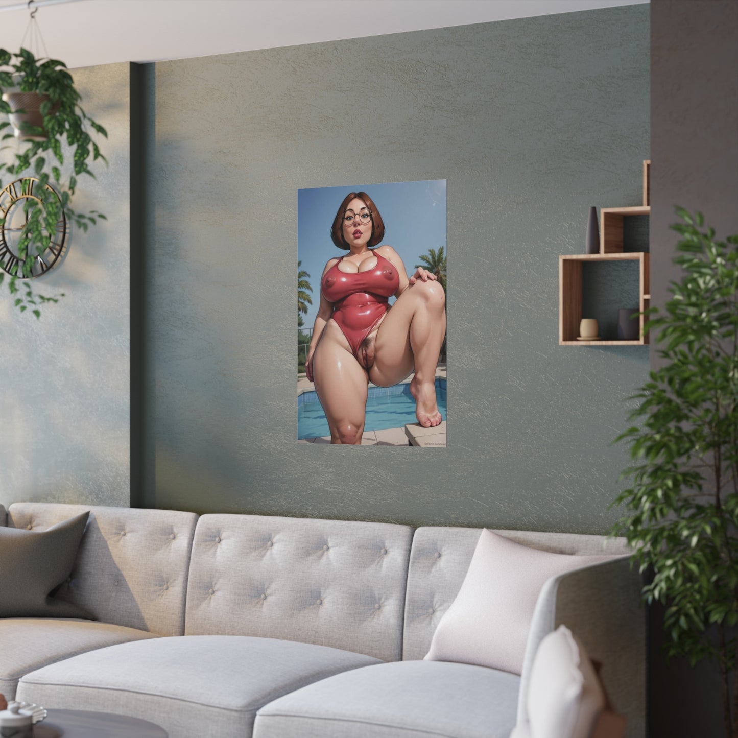 Satin Posters (210gsm) Meg Griffin Nude