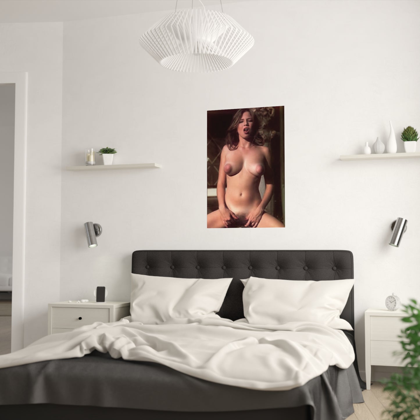 Satin Posters (210gsm) Retro Porn Star 1980s Traci