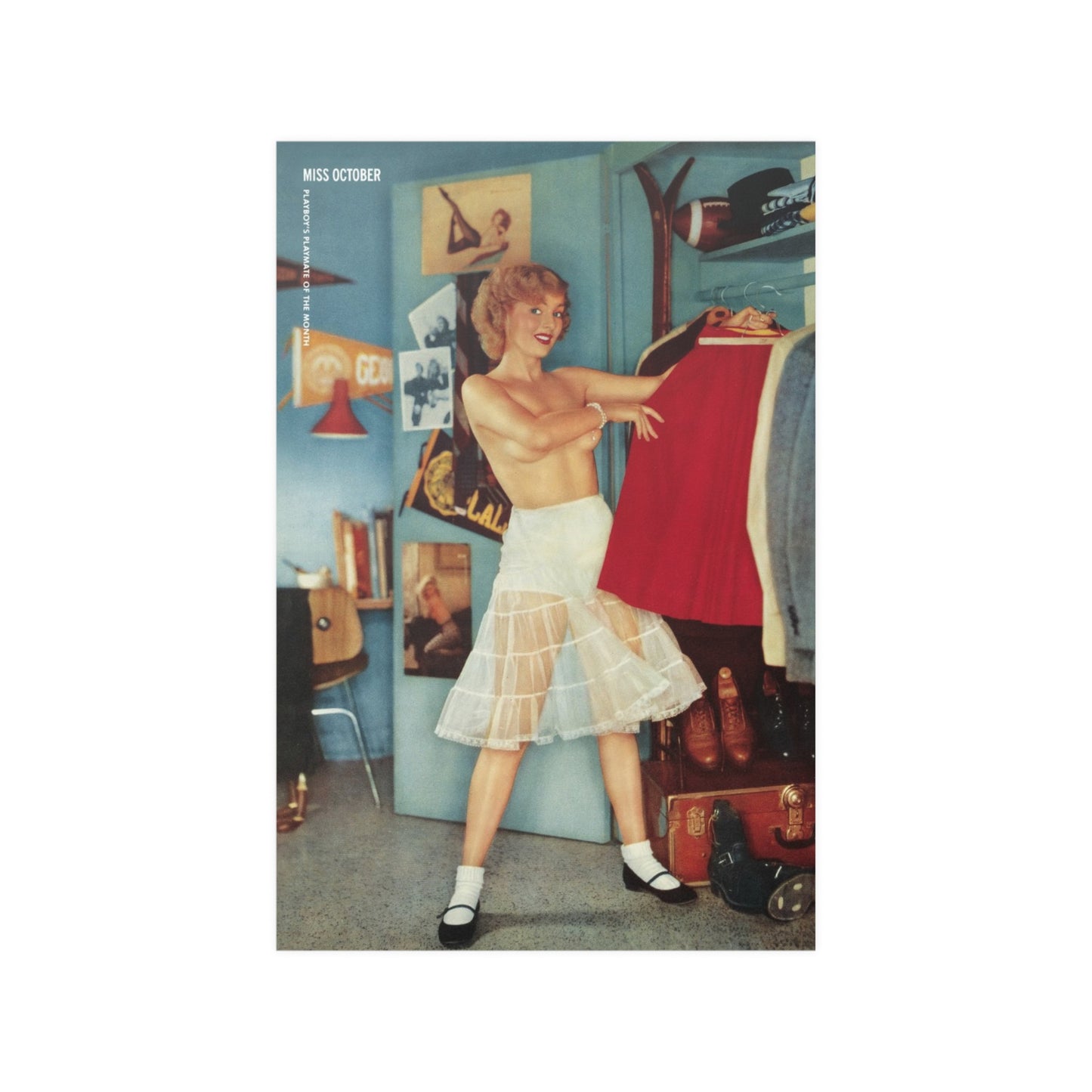 Satin Posters (210gsm) Playmate October 1955 Jean Moorhead