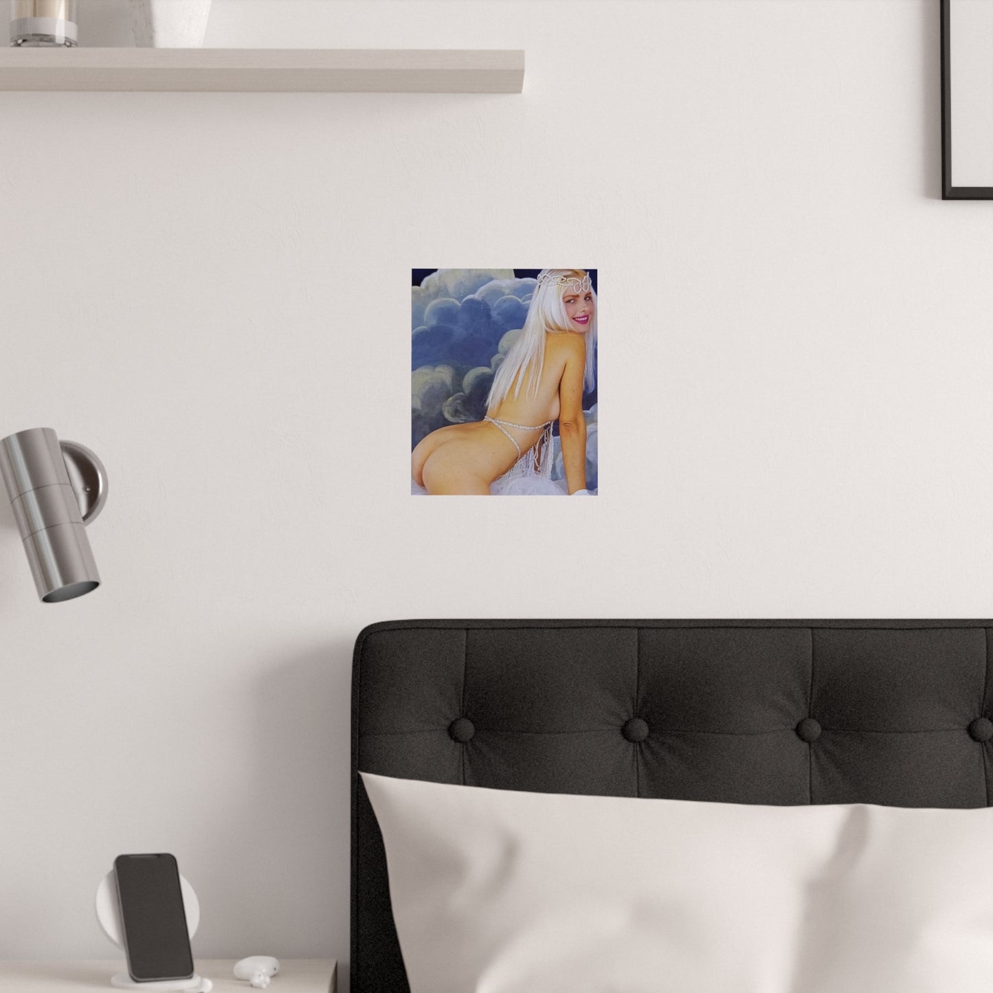 Satin Posters (210gsm) Retro Porn Star Cicciolina (Ilona Staller) Nude