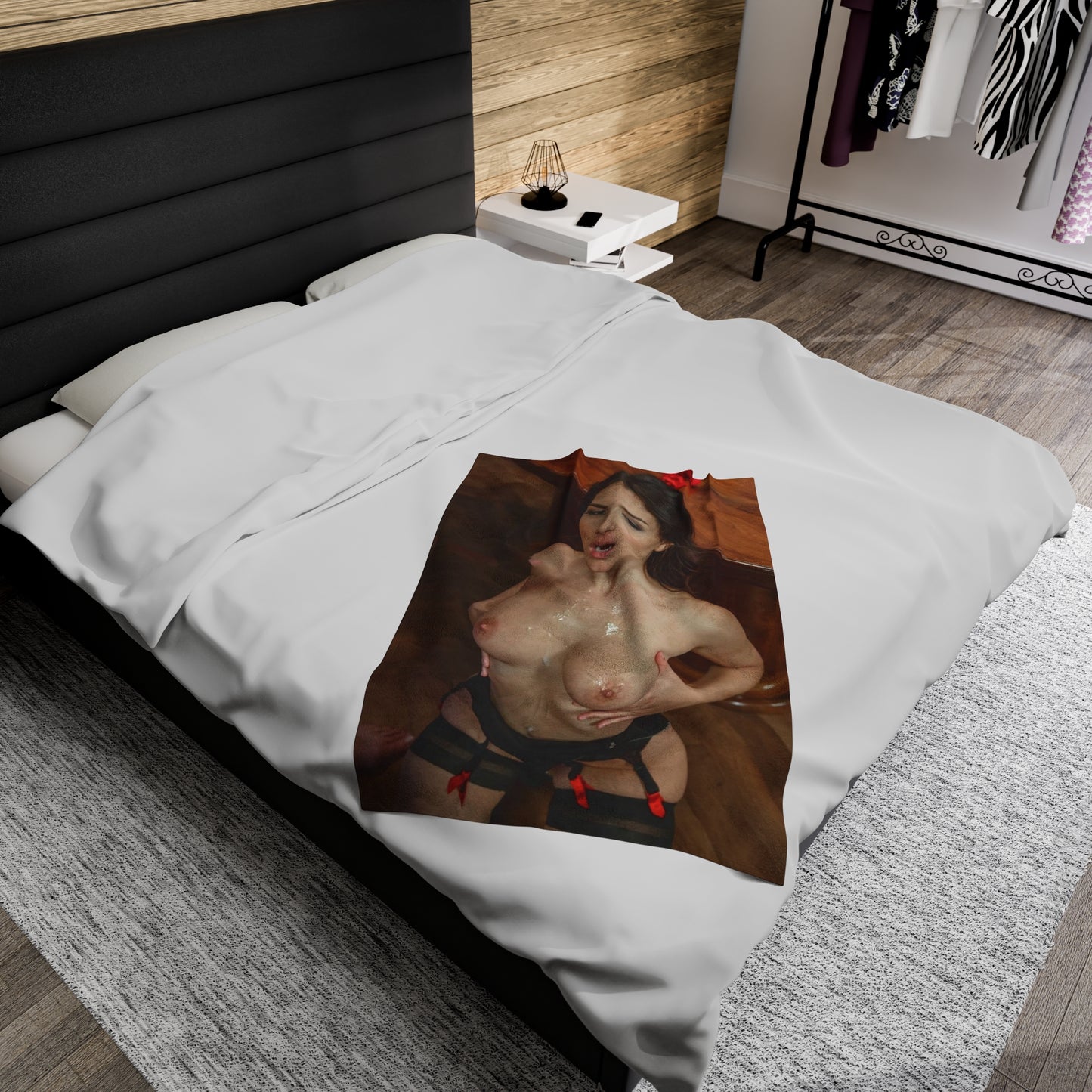 Velveteen Plush Blanket Pornstar Valentina Nappi Nude