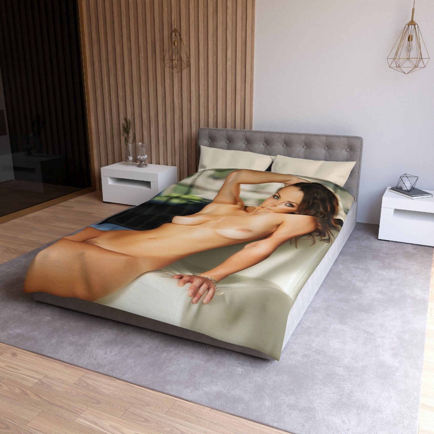 Microfiber Duvet Cover Penthouse Pet December 2012 Lily Love