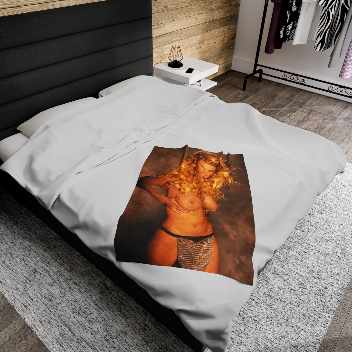 Velveteen Plush Blanket Pornstar Jenna Jameson Nude