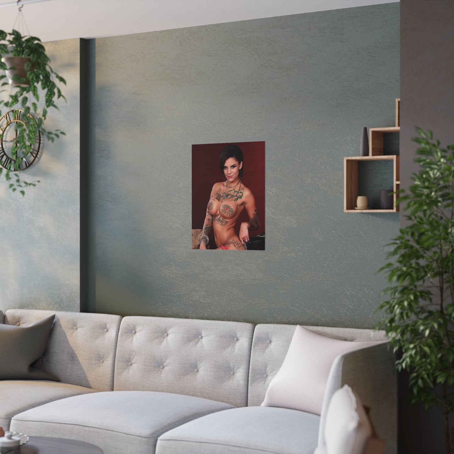 Satin Posters (210gsm) Pornstar Bonnie Rotten Nude