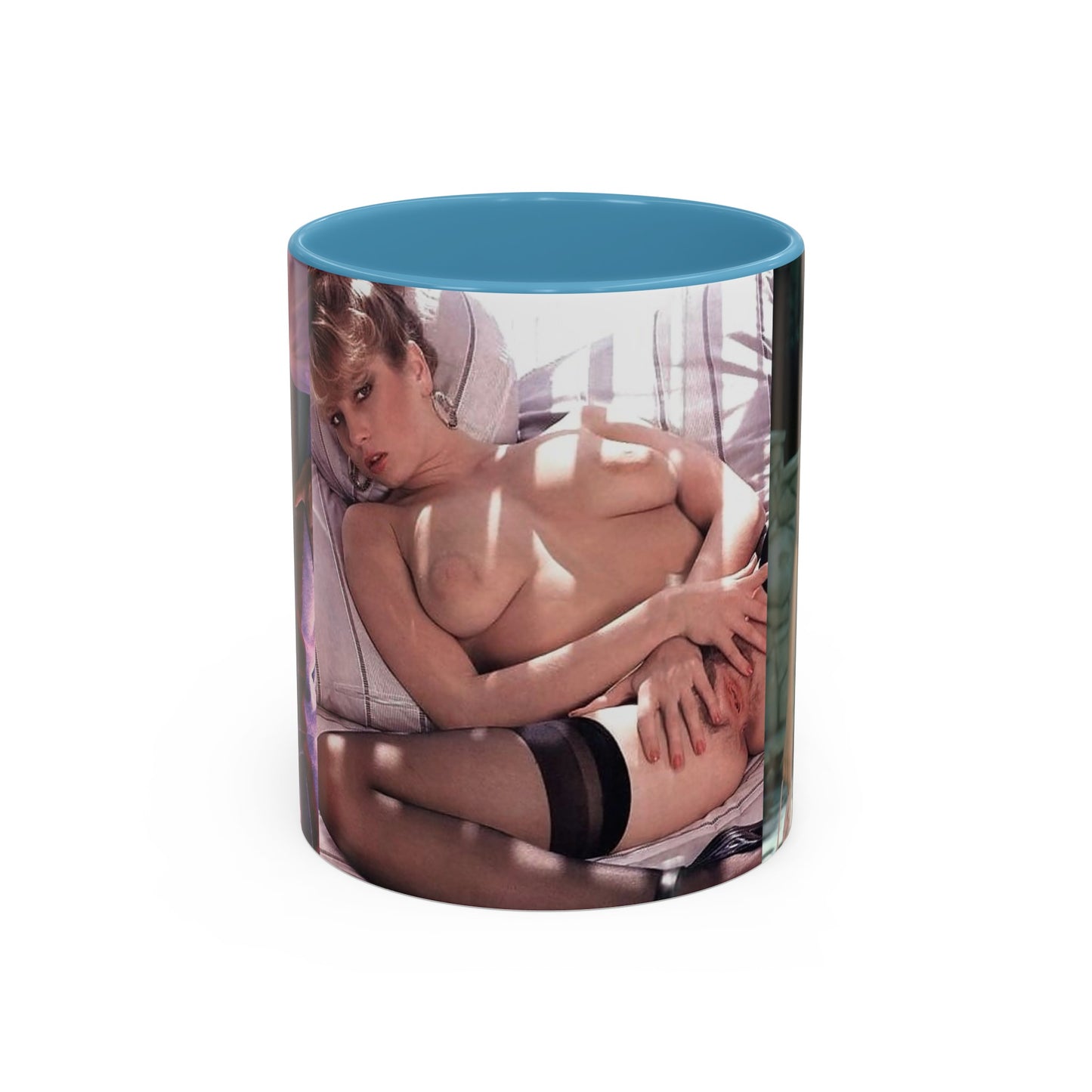 Accent Coffee Mug (11, 15oz) Traci Lords Nude Naked Retro Fuck Sex